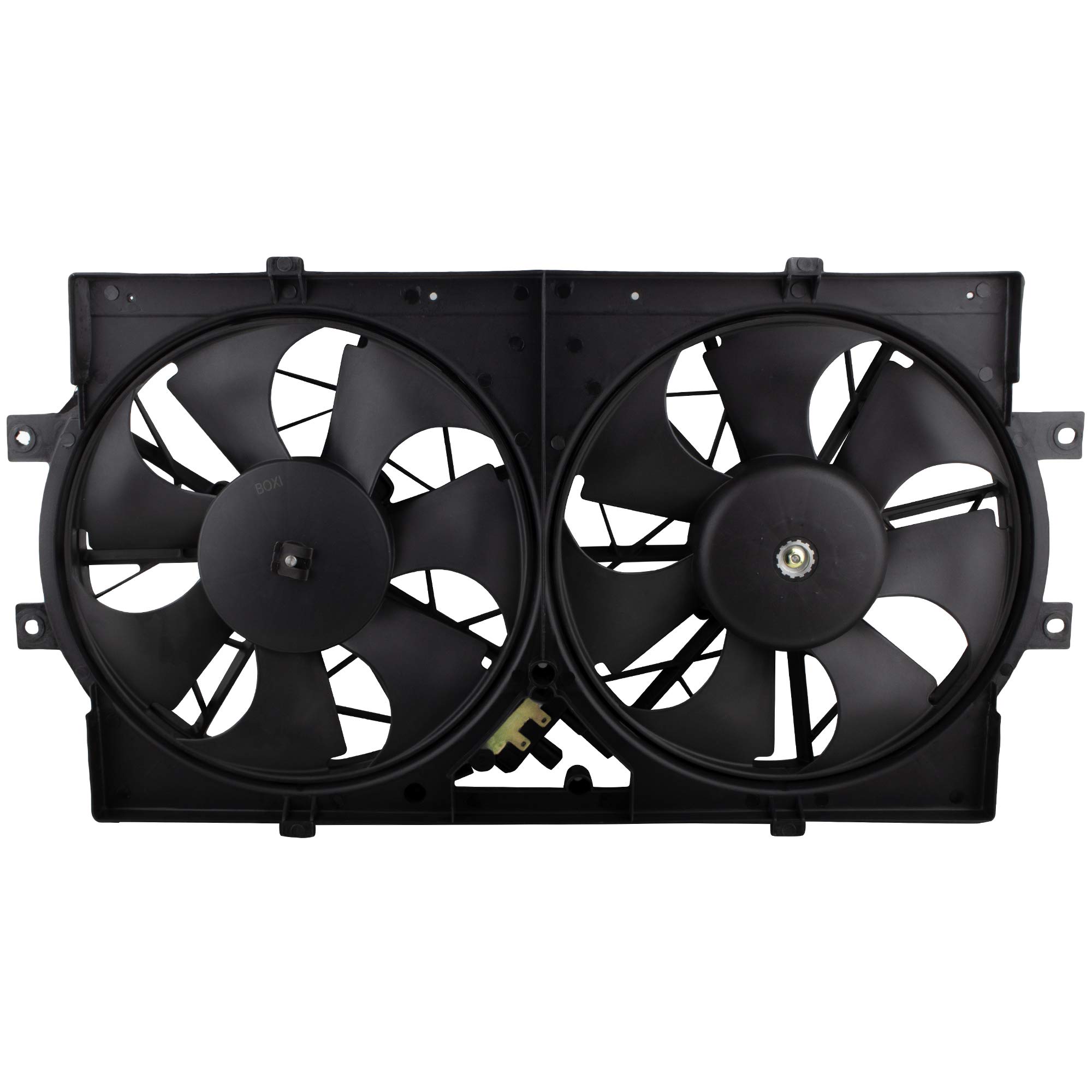 BOXI 620-004 Dual Radiator A/C Condenser Cooling Fan Assembly - Compatible with Chrysler Concorde 1993-1997, LHS 1994-1997, New Yorker 1994-1996, Dodge Intrepid 1993-1997, Eagle Vision 1993-1997 - Perfect for Engine Cooling & AC System Repair | Replaces OEM Part #4596212, 620160