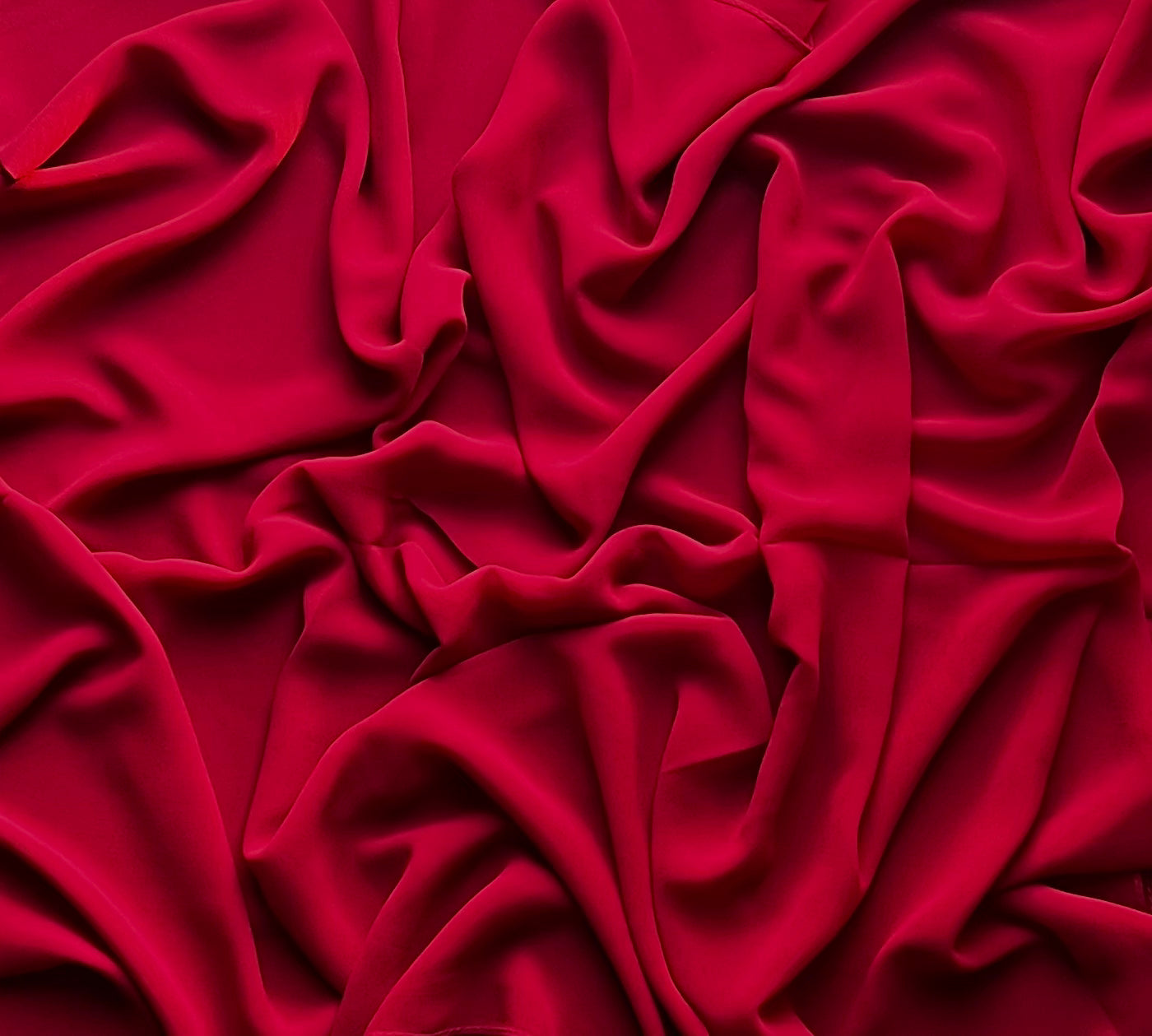 Elegant Red Georgette Chiffon Scarf - Lightweight & Flowy Fashion Accessory for Women - Perfect for Parties, Weddings & Special Occasions