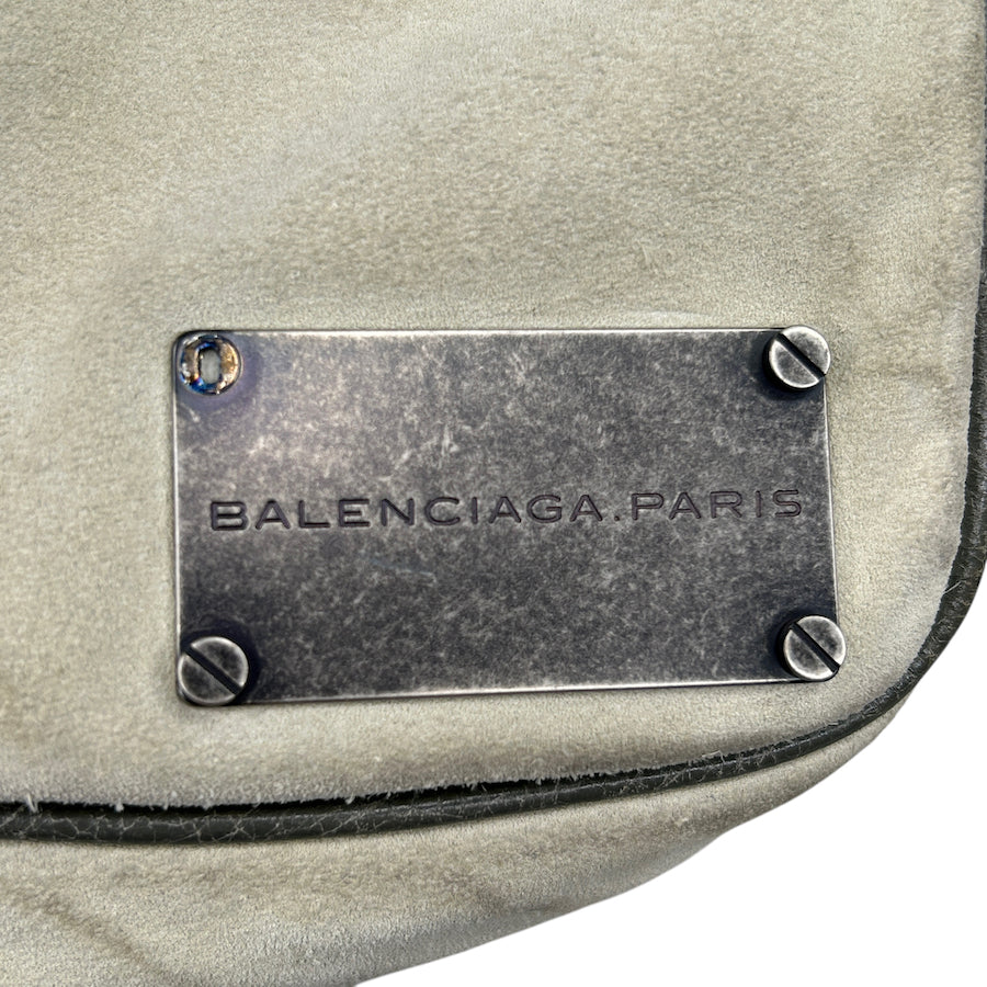 BALENCIAGA Genuine Suede Duffle Bag with Dual Pockets - Luxury Travel & Gym Bag for Men & Women | Perfect for Work, Weekend Getaways & Sports