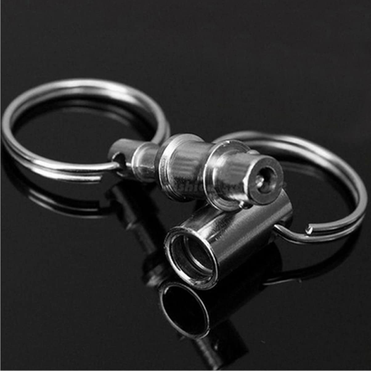 COHEALI Detachable Quick Release Key Ring - Dual Outdoor Key Holder for Hiking & Travel