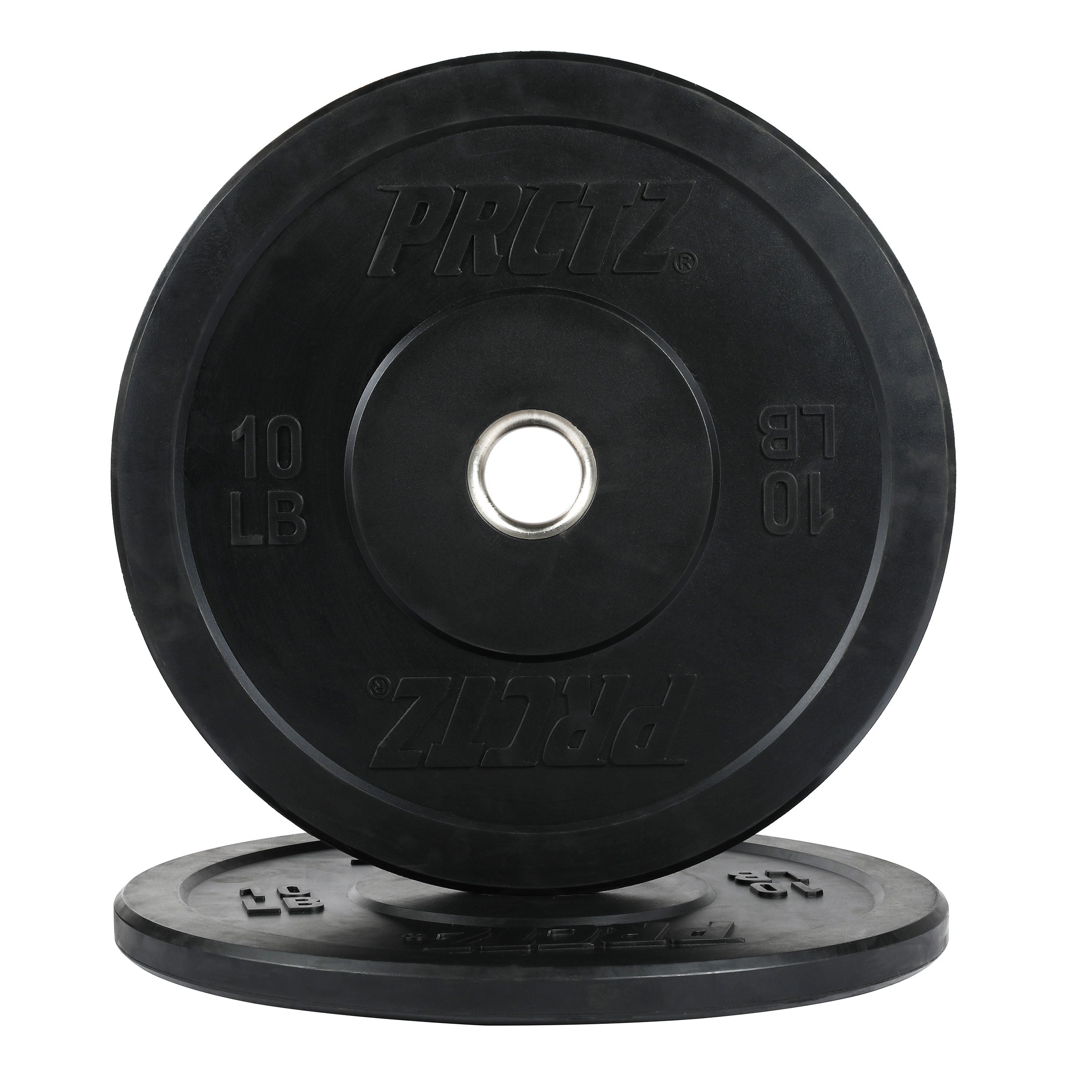 PRCTZ 260 lb Rubber Bumper Weight Plate Set - Olympic 2-inch Barbell Compatible - Includes 10, 15, 25, 35, 45 lb Pairs - Perfect for Home Gym, CrossFit, and Weightlifting Training