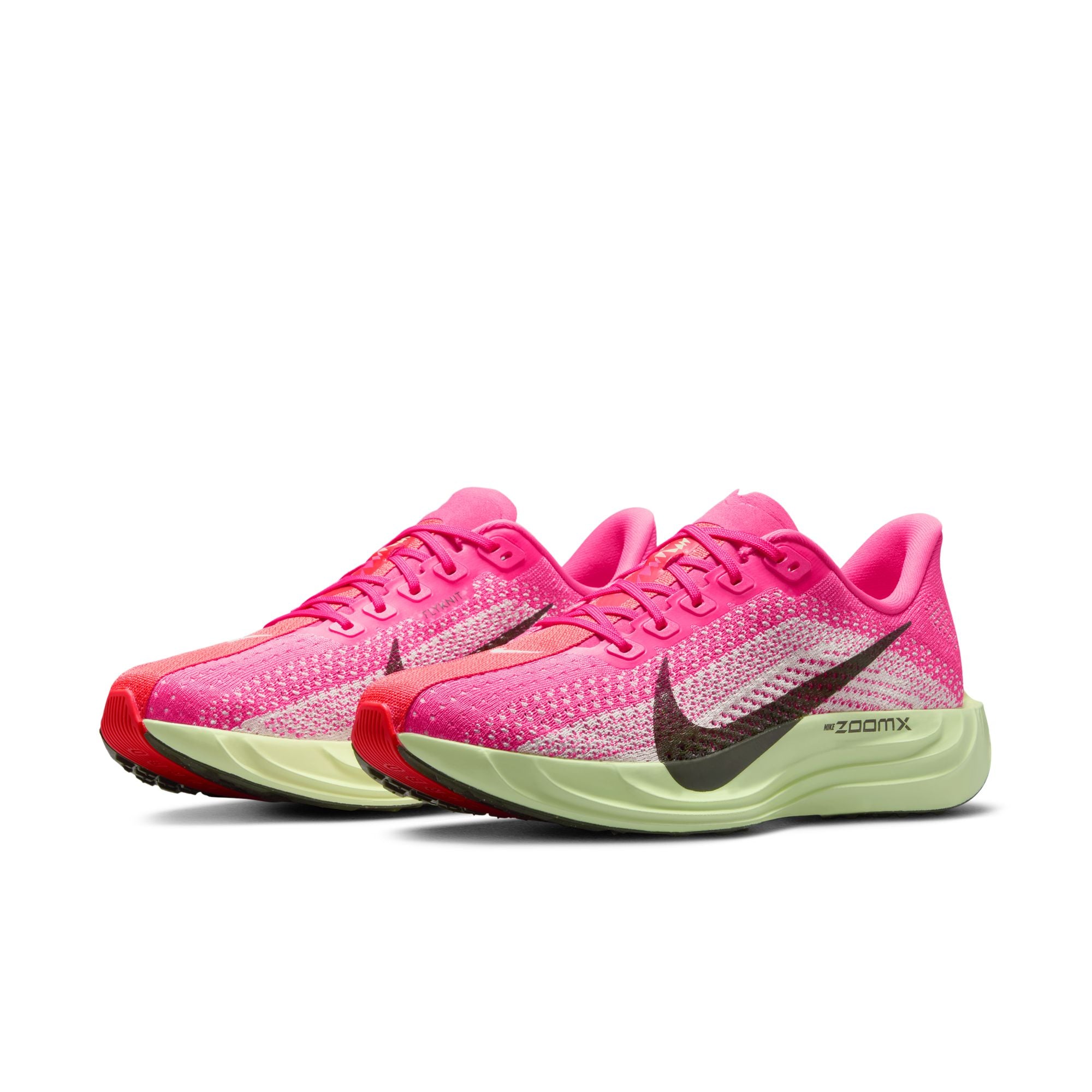 Nike Air Zoom Pegasus Plus Women's Running Shoes (B Width) - Hyper Pink/Sequoia | Lightweight Cushioned Sneakers for Jogging, Gym Workouts & Everyday Wear