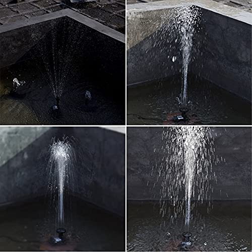 Solar Powered Water Pump for Garden Fountains, Ponds & Landscape Pools - Durable Circulating Pump with Plug-in Option - Perfect for Outdoor Decor, Backyard Water Features & Eco-Friendly Irrigation