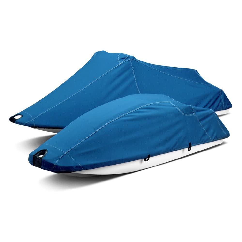 Custom Fit Personal Watercraft Cover - Durable UV Protection Boat Cover for Jet Skis & Sea-Doos (Pacific Blue, Model XW496D1) | Perfect for Outdoor Storage & Marine Use