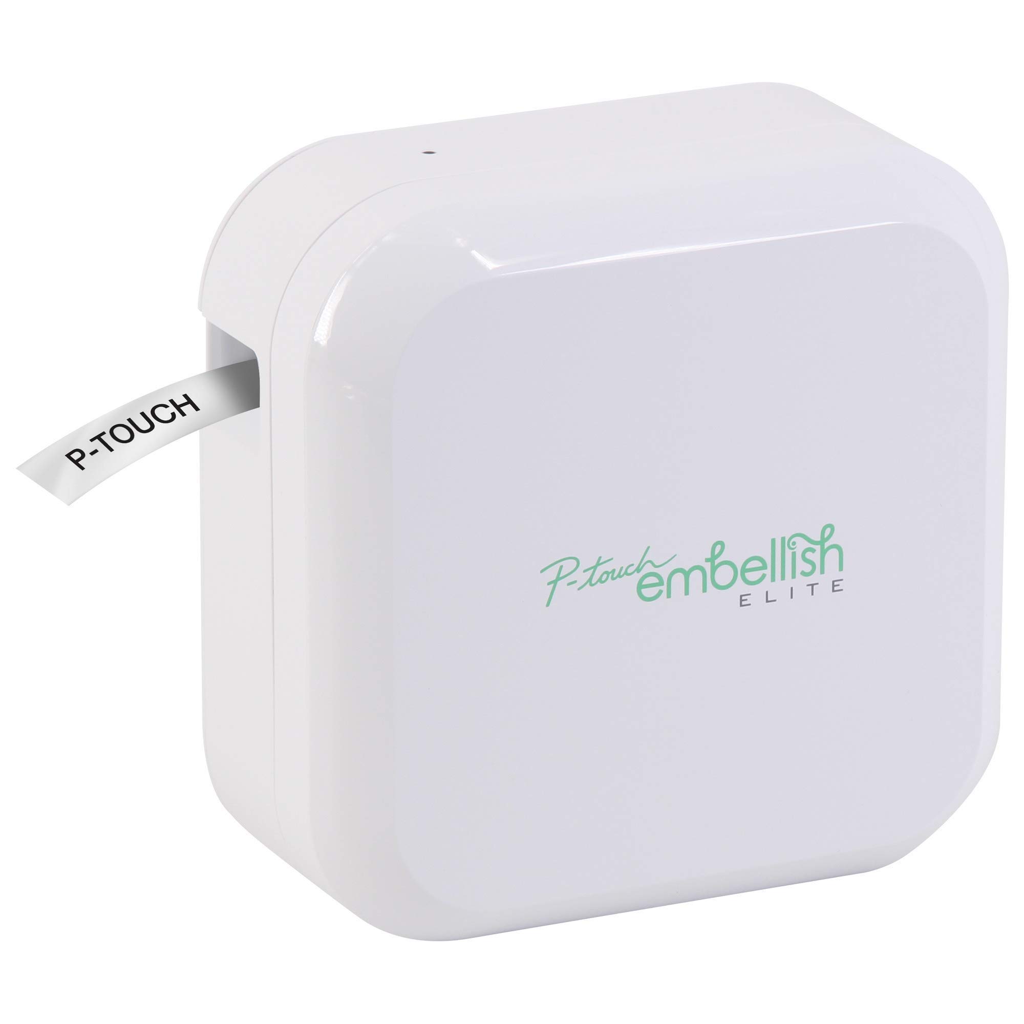 Brother P-Touch Embellish Elite Label Maker with Bluetooth - White PTP715EBT | Print Custom Decorative Tapes & Ribbons for Scrapbooking, Gift Wrapping & Home Organization