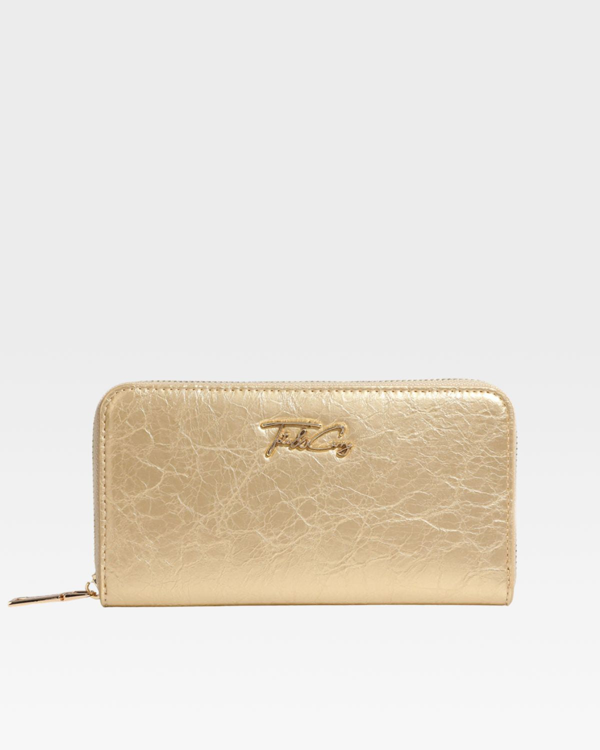 Luxury Gold Clutch Wallet for Women - Elegant Evening Bag with Wristlet Strap - Perfect for Parties, Weddings & Special Occasions