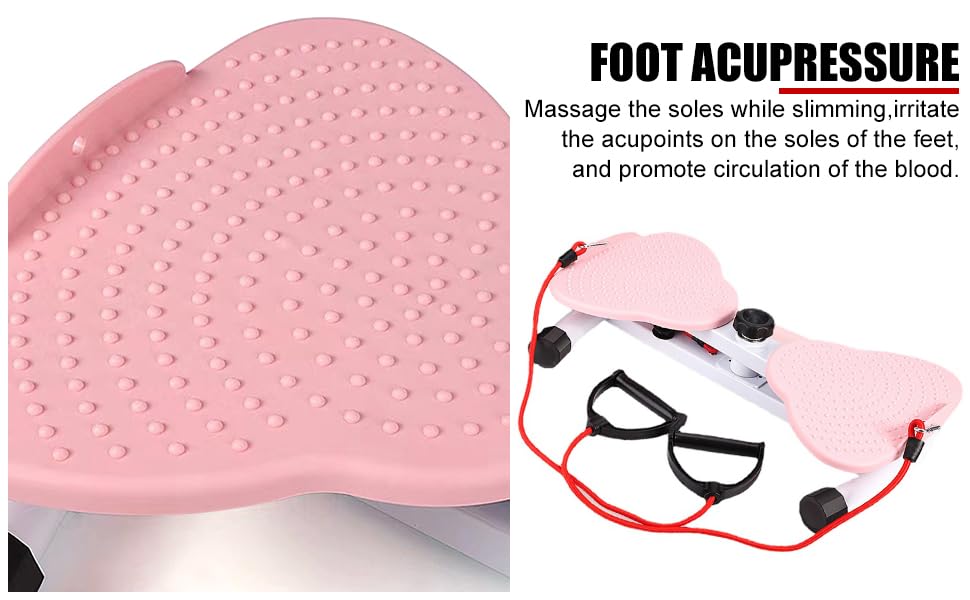 Waist Twisting Fitness Board - Adjustable Waist Trainer for Core Workout & Weight Loss - Standing Abdominal Exercise Equipment with Foot Massage - Perfect for Home Gym & Office Workout