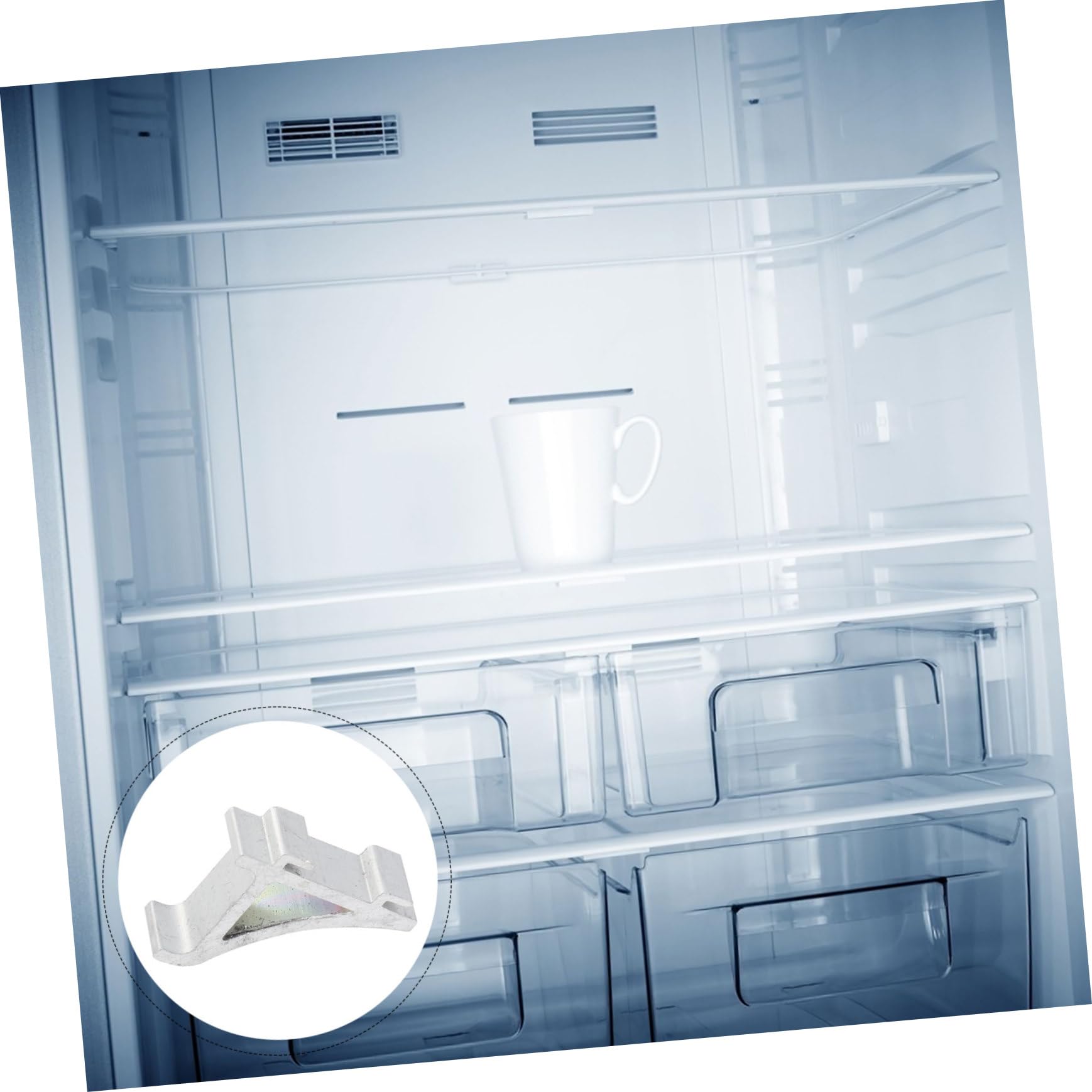 GLEAVI Fridge Shelf Clips - Sturdy Freezer Clips with Dovetail Design for Home & Restaurant Use