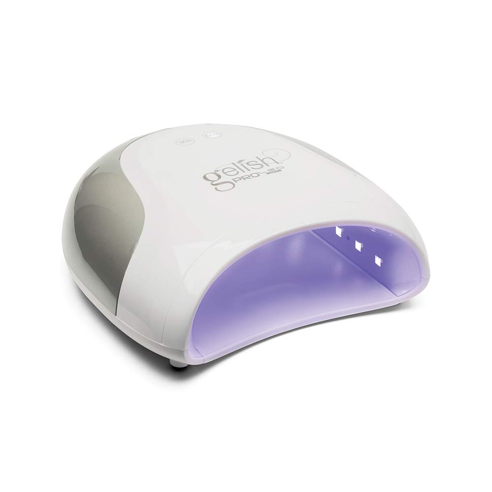 Gelish Pro LED Light - Professional Gel Nail Lamp for Fast Drying, Compact & Portable UV/LED Nail Dryer for Home & Salon Use, Pedicure-Friendly, No Bulb Replacement Needed - Perfect for DIY Manicures, Nail Art, and Professional Nail Services.