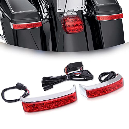 Chrome Housing,Red Lens
