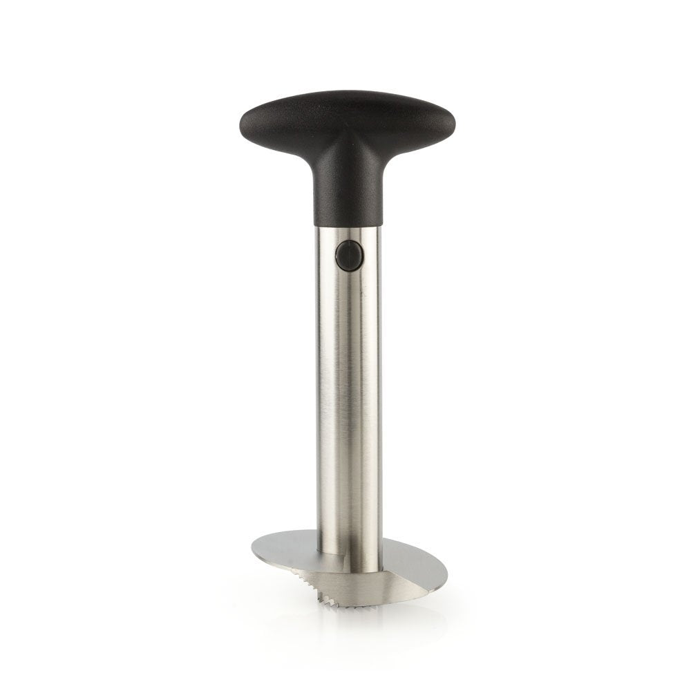 Best Stainless Steel Pineapple Corer - Easy to Use Kitchen Tool for Slicing & Coring Fresh Pineapples - Perfect for Smoothies, Fruit Salads & Cocktails