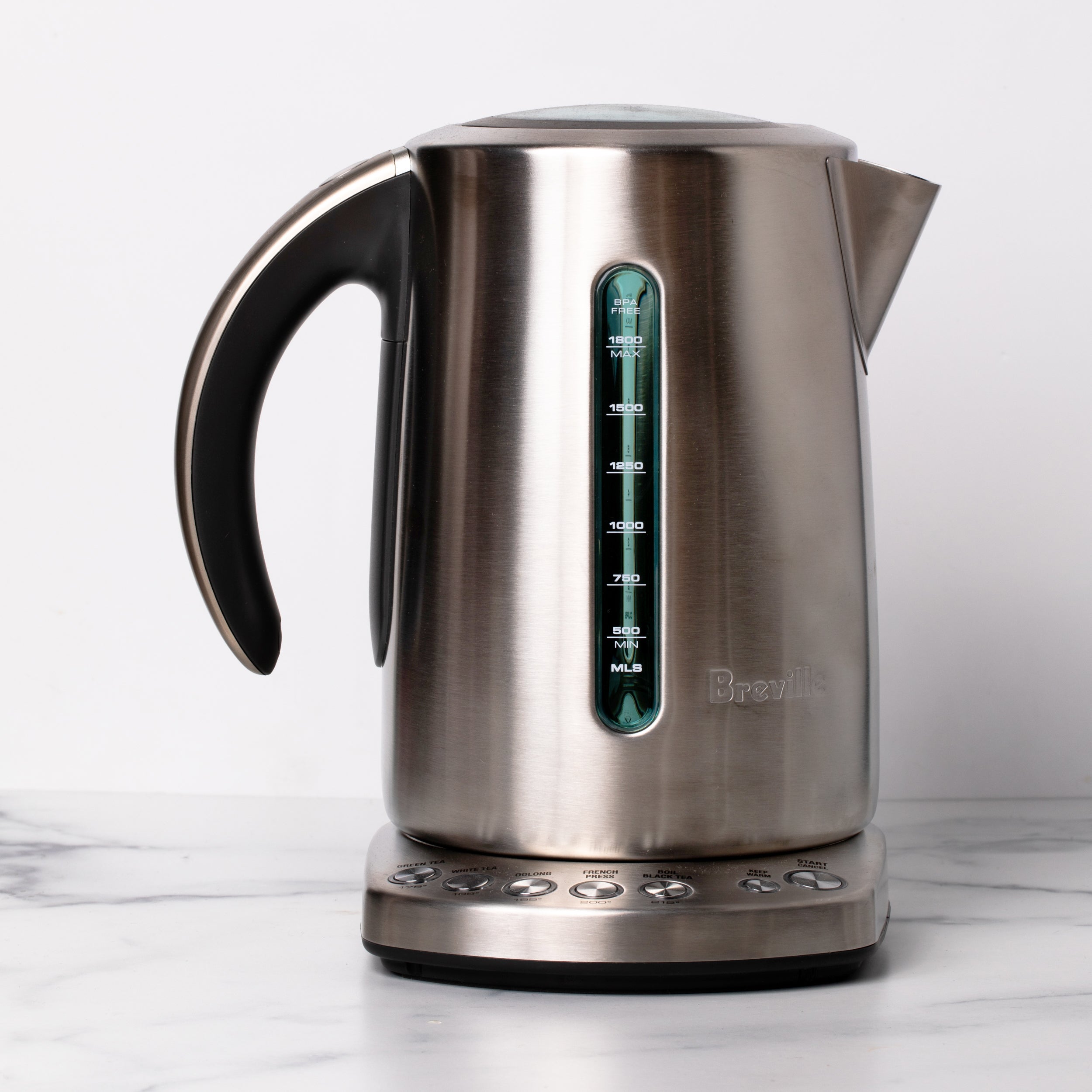Breville Variable Temperature Electric Kettle - Fast Boiling & Precise Temp Control (1500W) - Perfect for Coffee, Tea & Pour Over Brewing - Home & Office Use