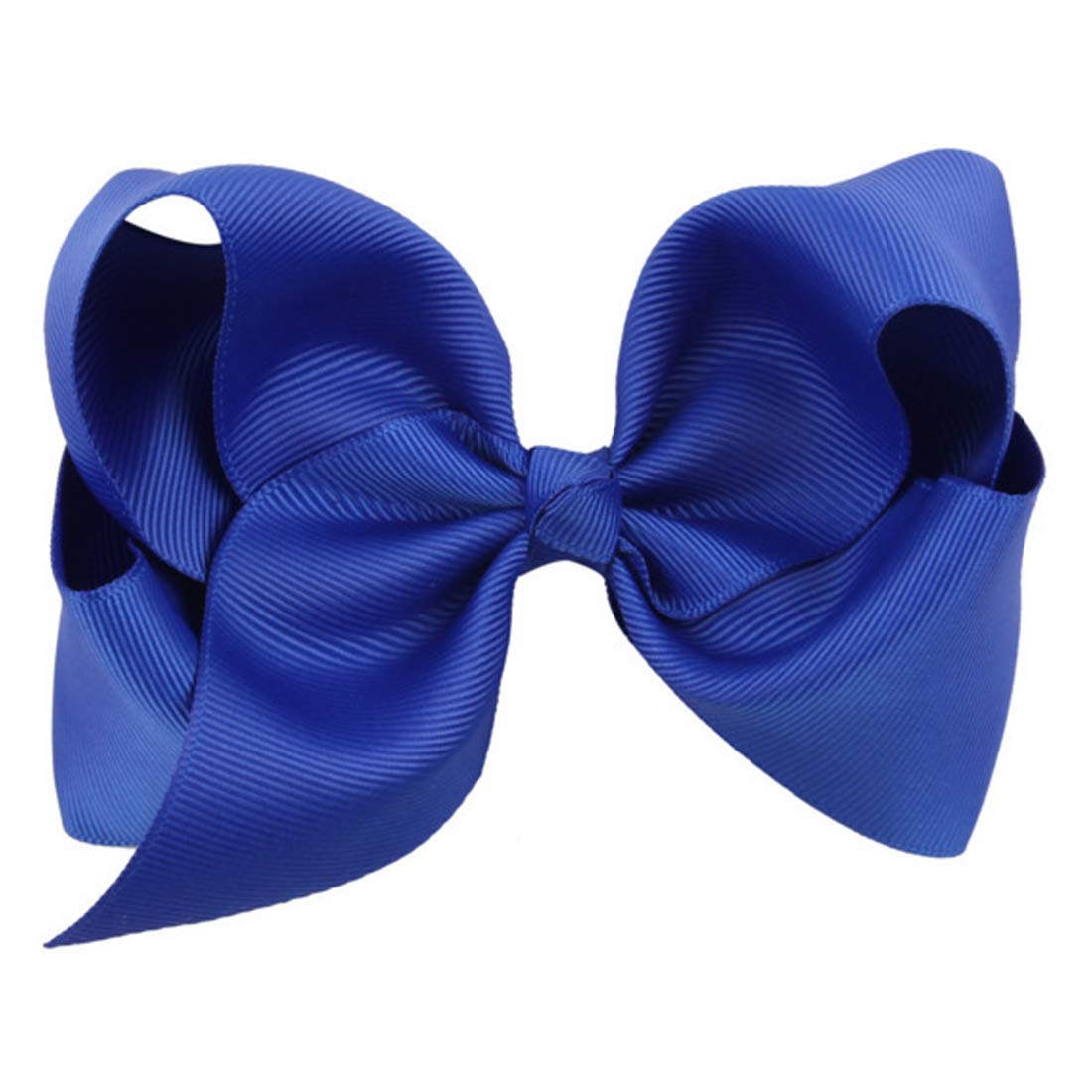6 Inch Large Handmade Alligator Hair Clips for Women & Girls - Royal Blue Bowknot Barrettes, Hair Bows & Hair Accessories | Perfect for Cheerleading, Parties & Everyday Styling