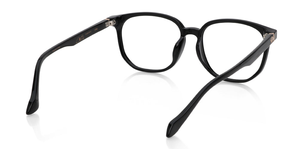 JINS x PEANUTS 086 Resting Eyeglasses - Stylish Snoopy & Woodstock Design for Men & Women - Perfect for Reading, Working & Daily Use
