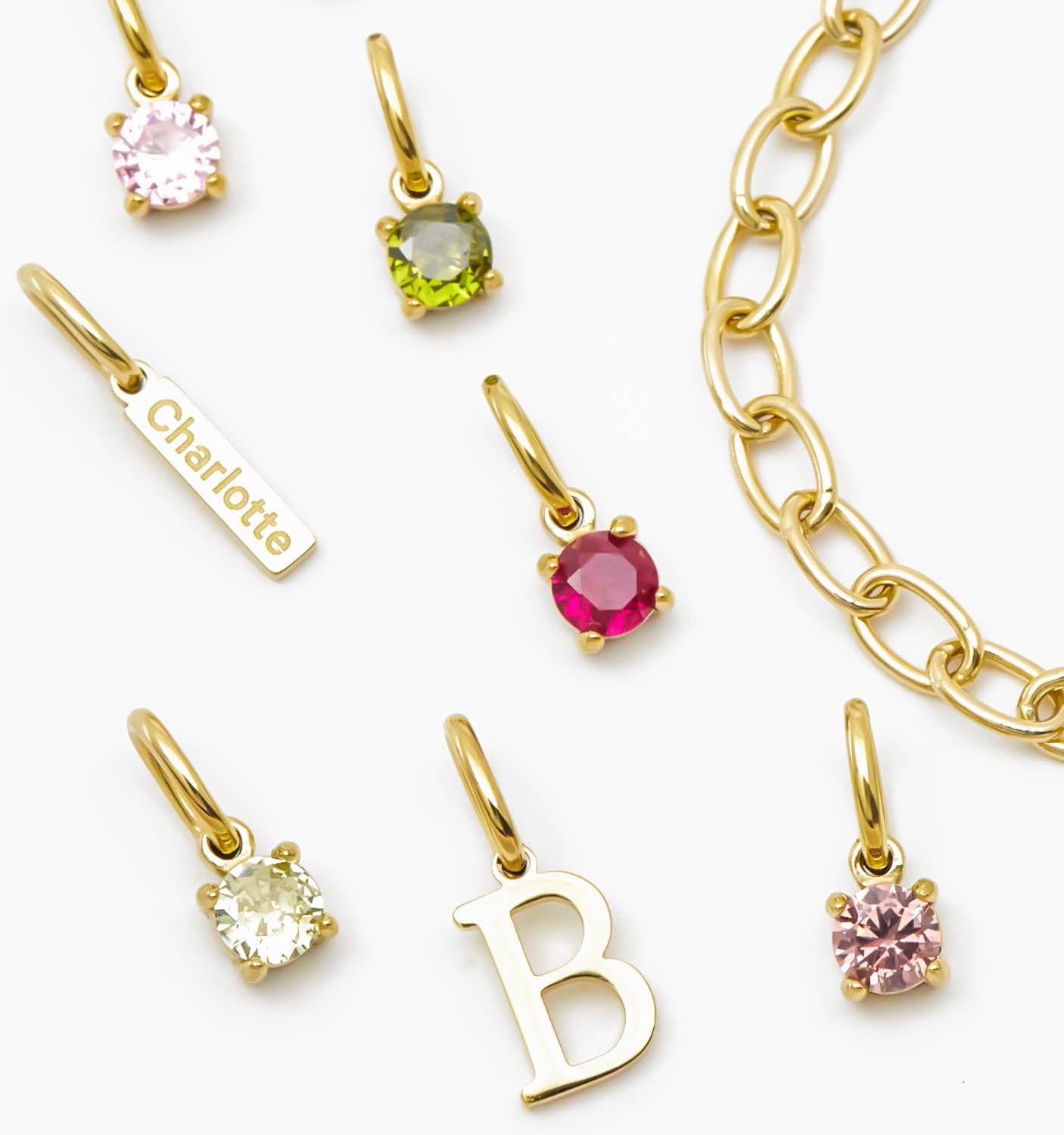 Personalized Letter Charms - Custom Initial Pendant Necklace for Women & Girls - Perfect for Gifts, Birthdays, Anniversaries & Everyday Jewelry