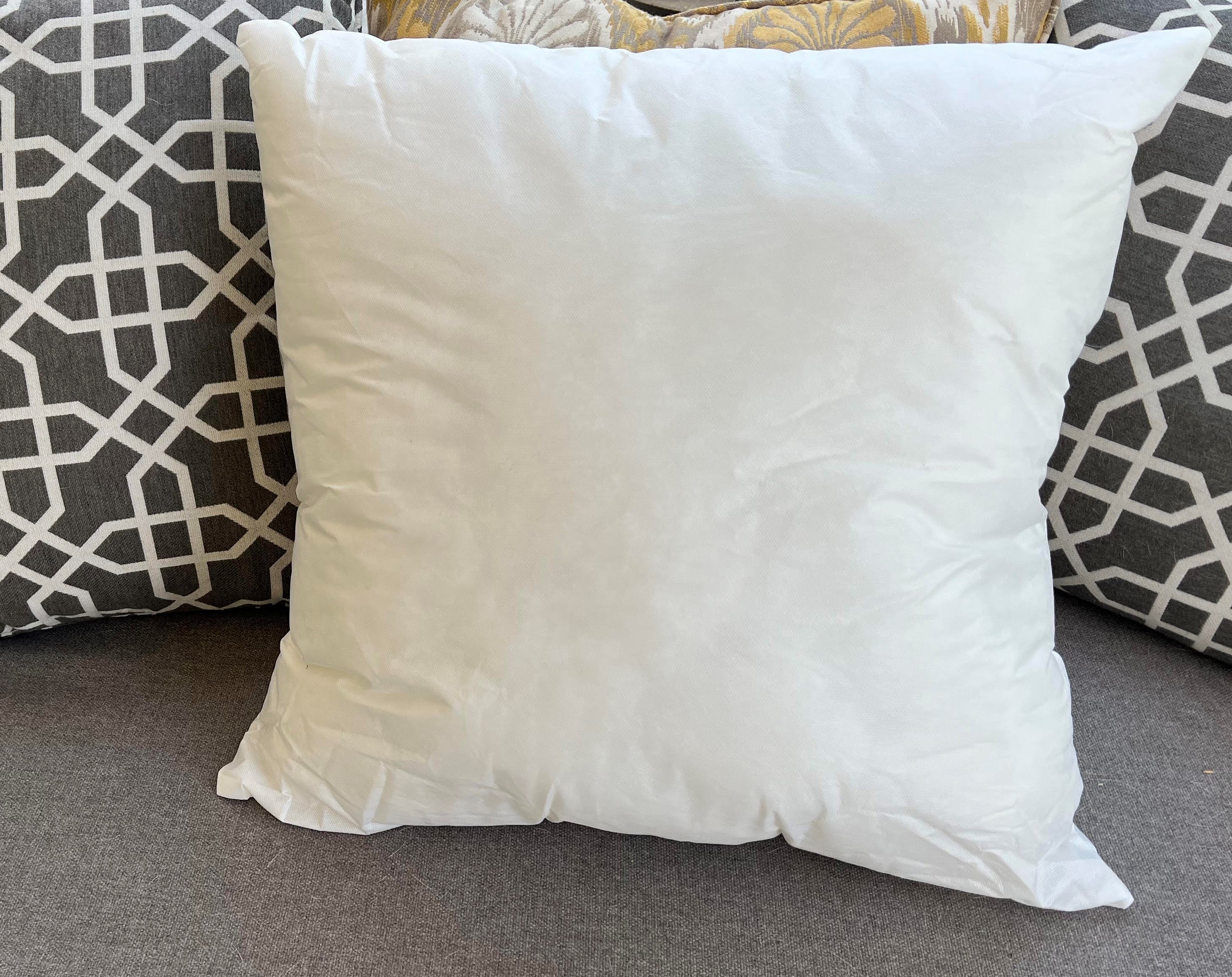 16x16 Inch Square Pillow Insert - Premium Polyester Fiber Fill for Decorative Throw Pillows | Perfect for Sofa, Bed, Couch & Home Decor