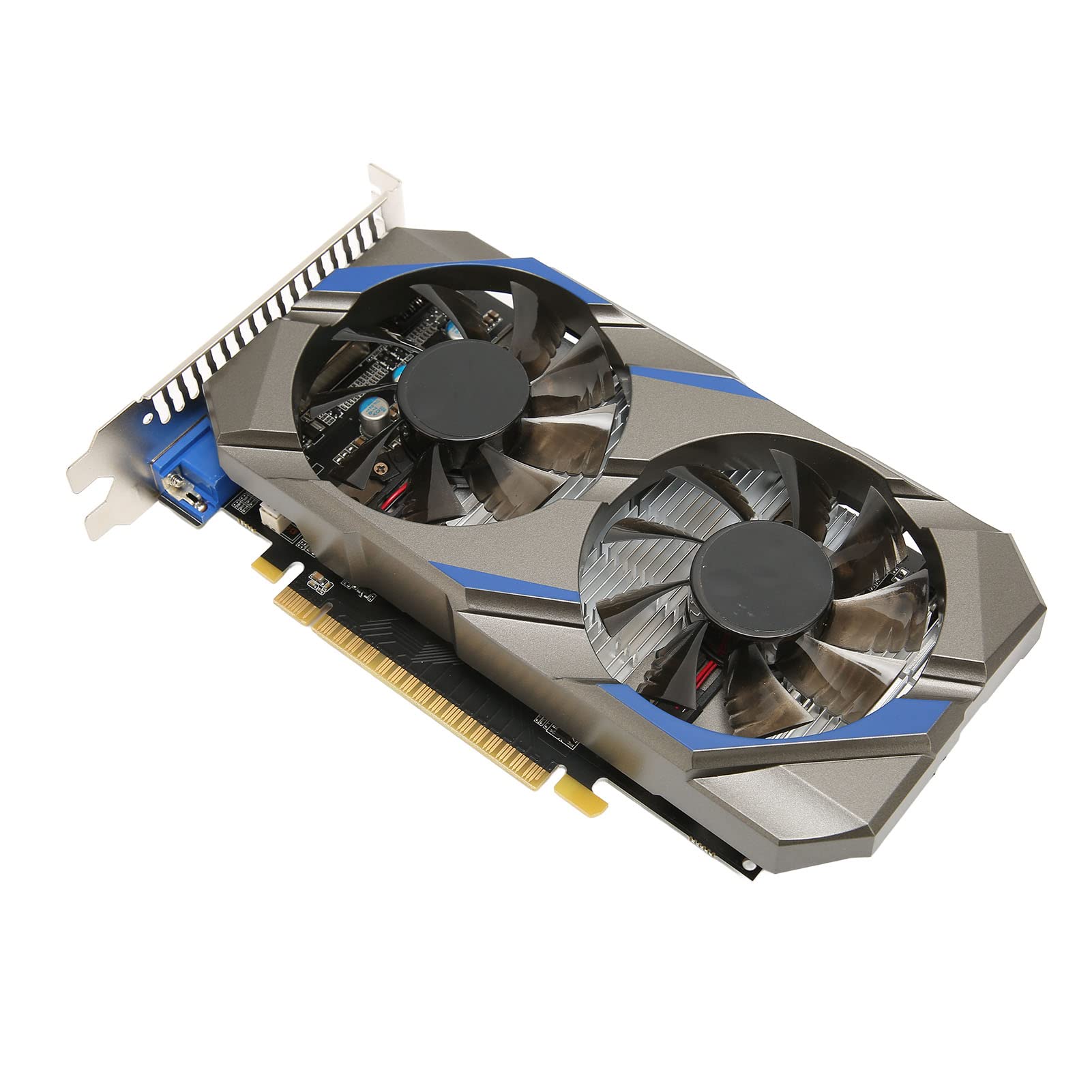 DPOFIRS GTX 750 Ti 4GB GDDR5 128-bit Gaming Graphics Card with Dual Cooling Fans - PCI Express 3.0 x16 Interface for PC Gaming, Video Editing & 3D Rendering - Perfect for Fortnite, CS:GO & Photoshop