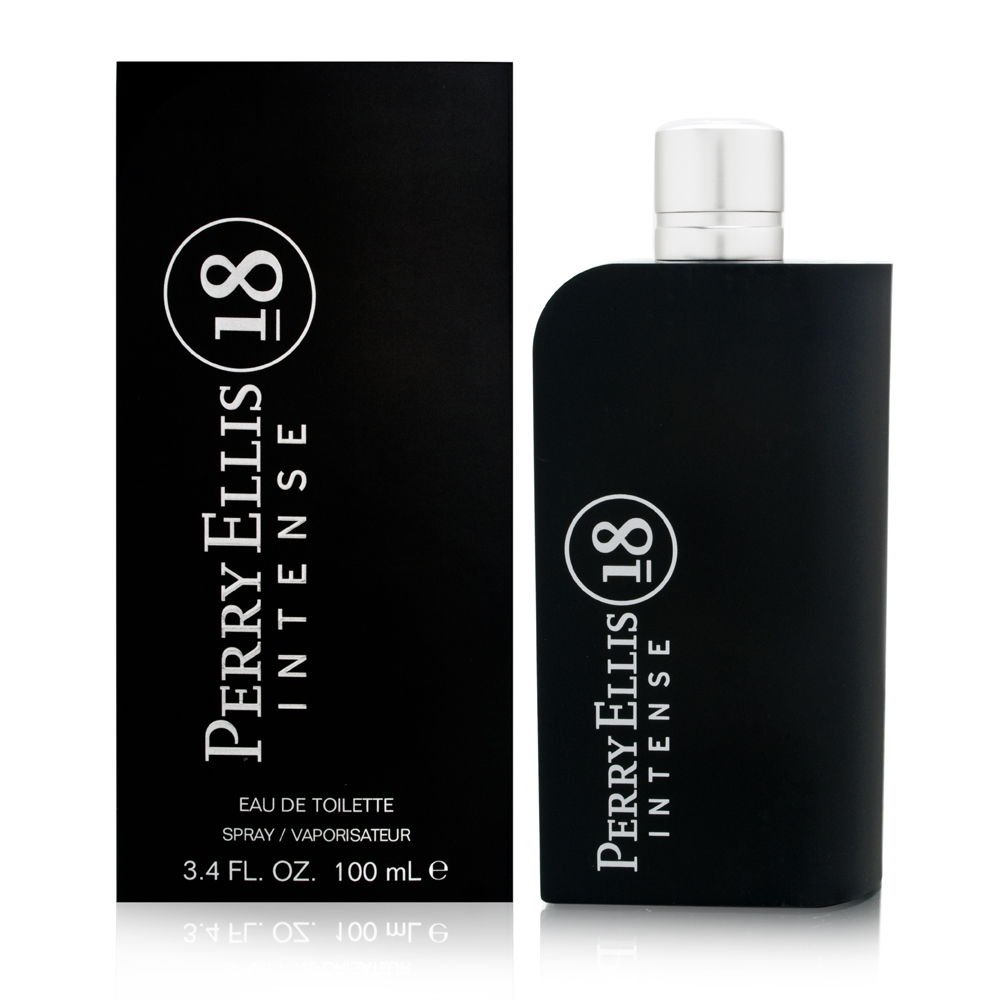 Perry Ellis 18 Intense Cologne for Men - 3.4 oz Eau de Toilette Spray | Long-Lasting Fragrance for Date Night, Office & Special Occasions