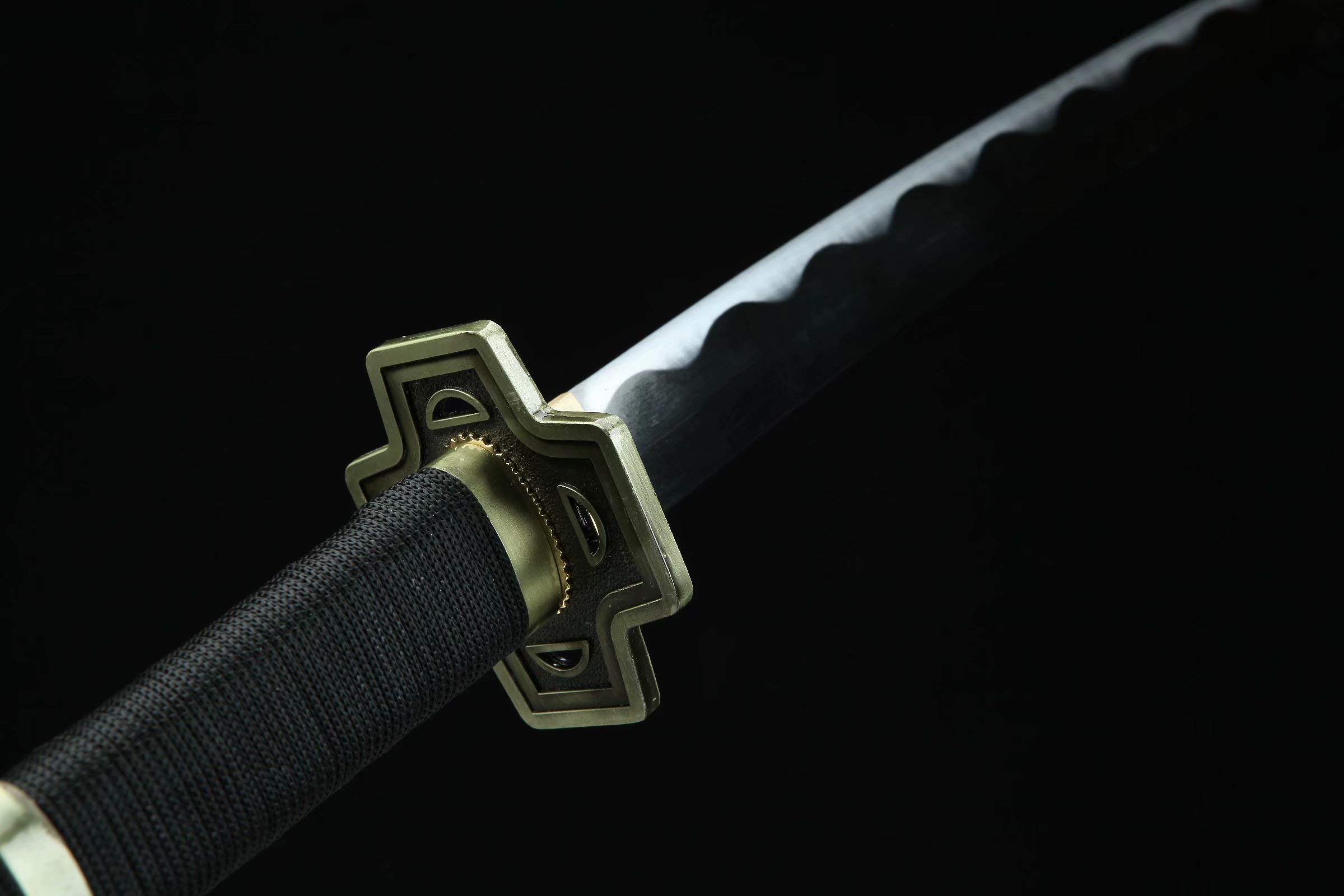 Premium Handmade One Piece Anime Katana - Shusui, Yubashiri, Wadou Ichimonji & Sandai Kitetsu Replica - Roronoa Zoro Cosplay Sword - 1045 Carbon Steel Blade - Perfect for Anime Conventions, Cosplay Events & Sword Collectors