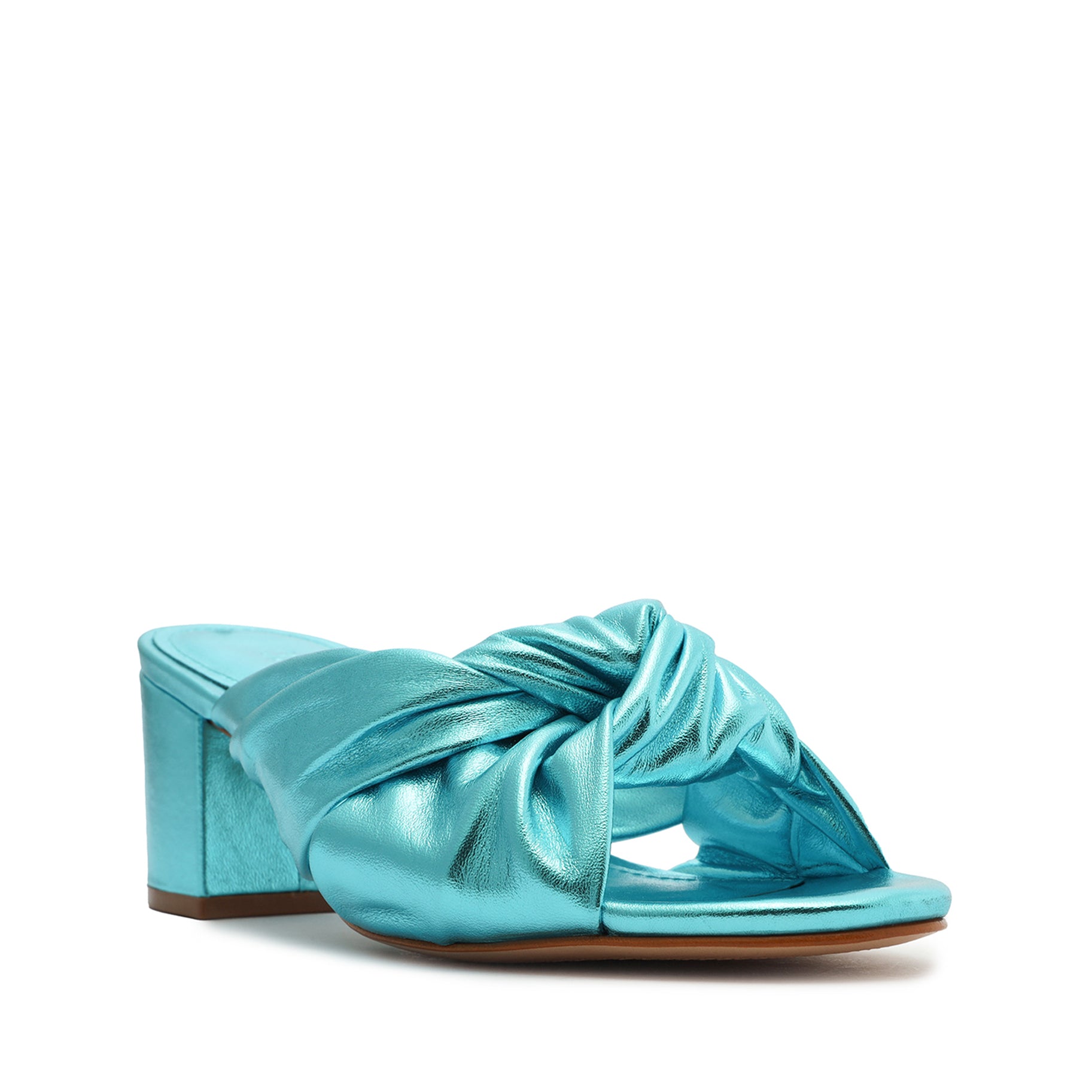 Mindy Mid Block Heel Metallic Leather Sandals for Women - Comfortable & Stylish Summer Shoes for Casual Outings, Beach Walks, and Date Nights