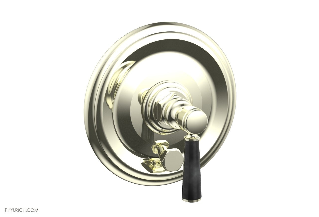 HEX TRADITIONAL Pressure Balance Shower Plate with Diverter and Handle Trim Set - 4 164 - Perfect for Bathroom Renovation and Modern Home Upgrade