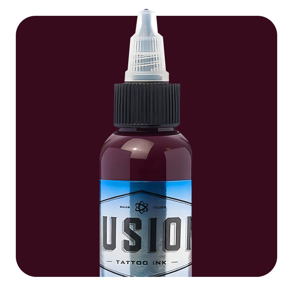 Premium Dark Magenta Tattoo Ink for Professional Artists - Fusion Ink Series (Multiple Sizes Available) - Perfect for Realism, Watercolor & Fine Line Tattoos