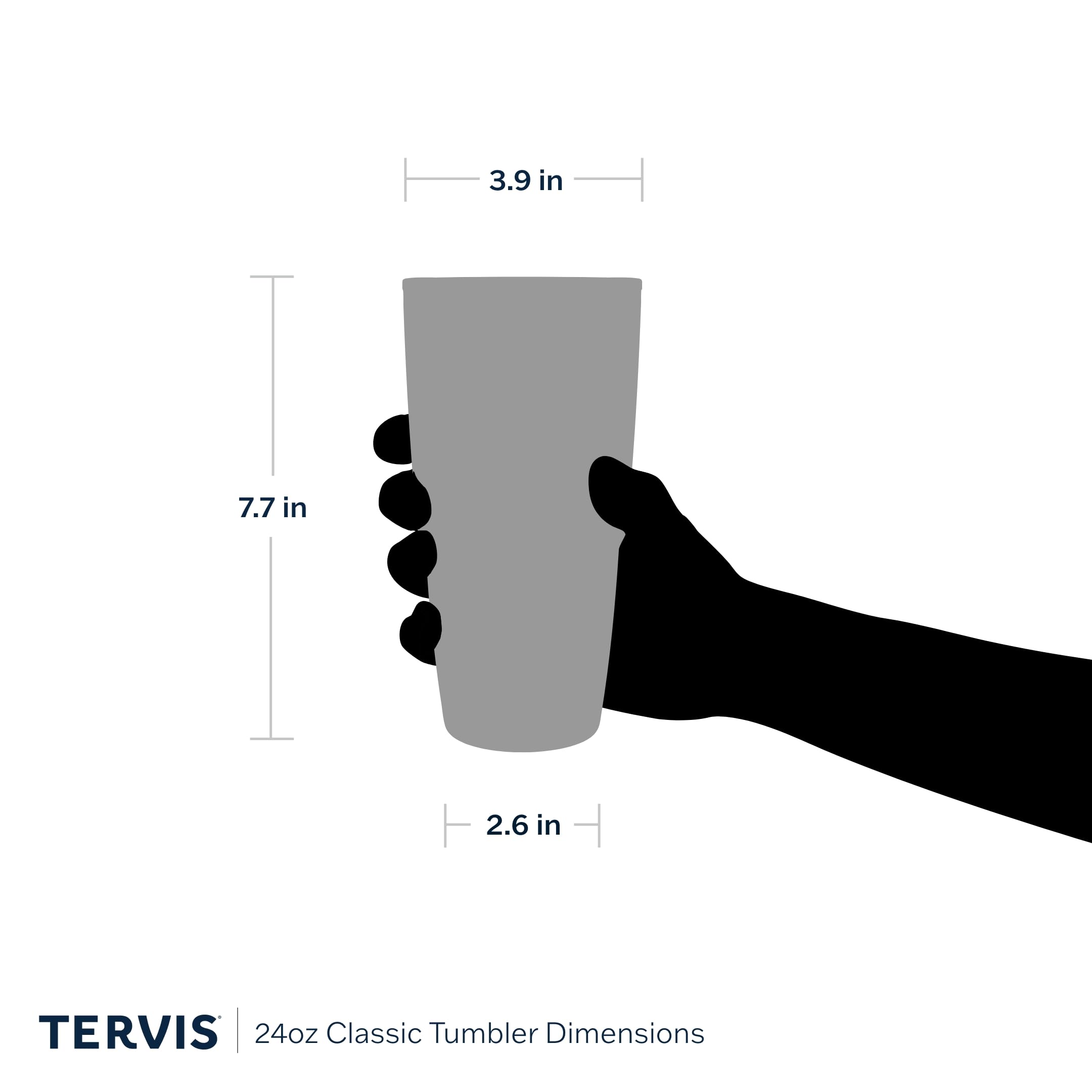Tervis Softball Insulated Tumbler - 24oz Double Wall Vacuum Travel Mug for Hot & Cold Drinks, Made in USA, Durable Leak-Proof Cup for Coffee, Tea, Sports & Outdoor Activities