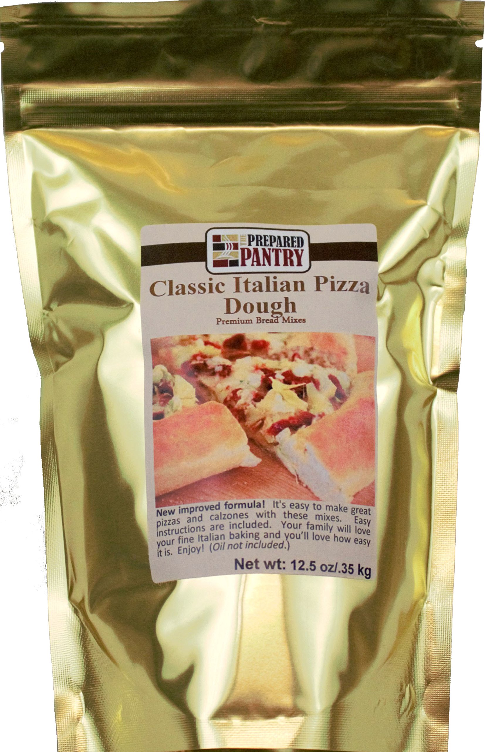 Classic Italian Pizza Dough Mix | Authentic Restaurant-Style | Perfect for Homemade Pizzas, Calzones & Breadsticks | Easy to Make | Gluten-Free Option Available | Great for Family Dinners & Parties