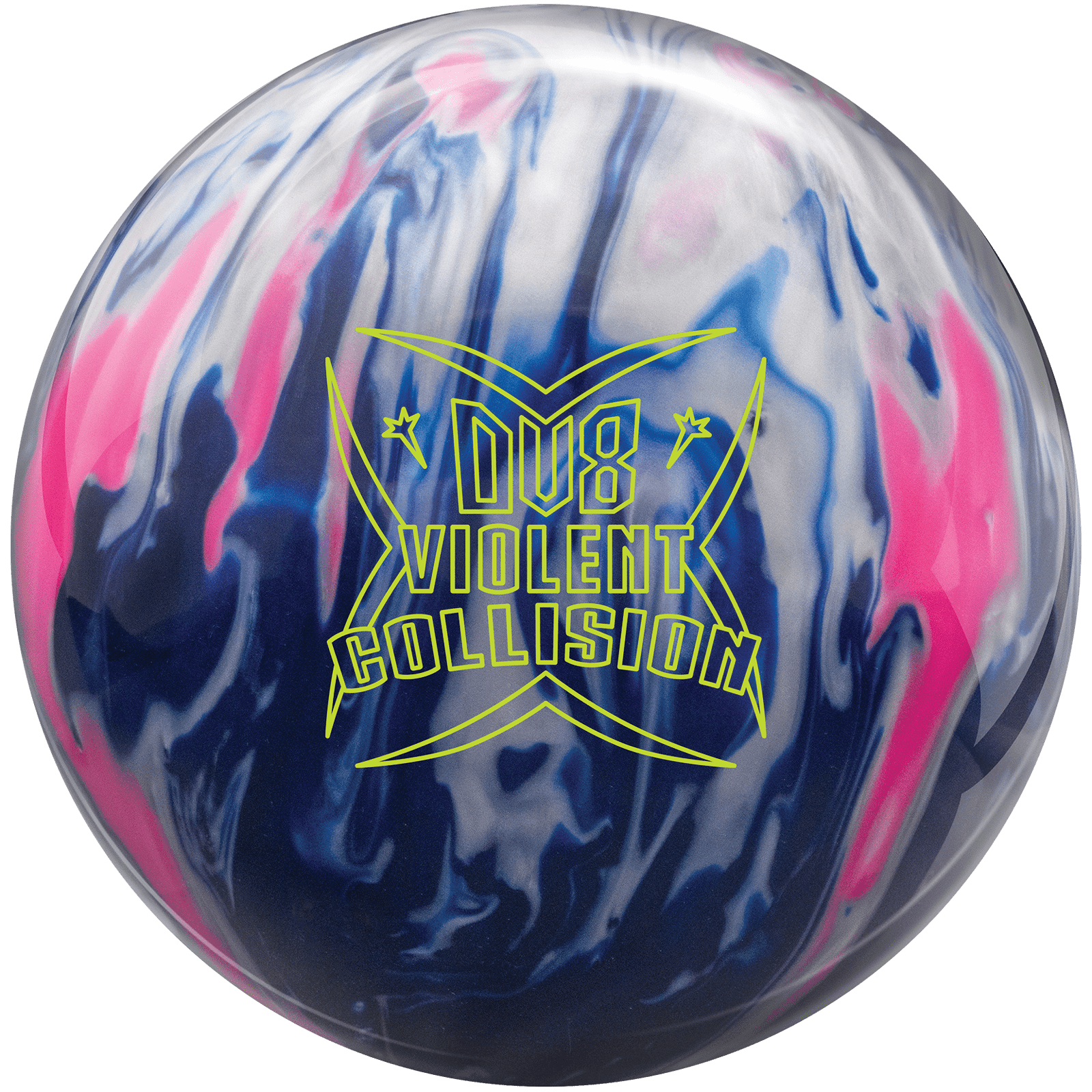 DV8 Violent Collision Bowling Ball - High Performance Reactive Resin Bowling Ball for Hook & Strike | Perfect for League Play & Tournament Competition