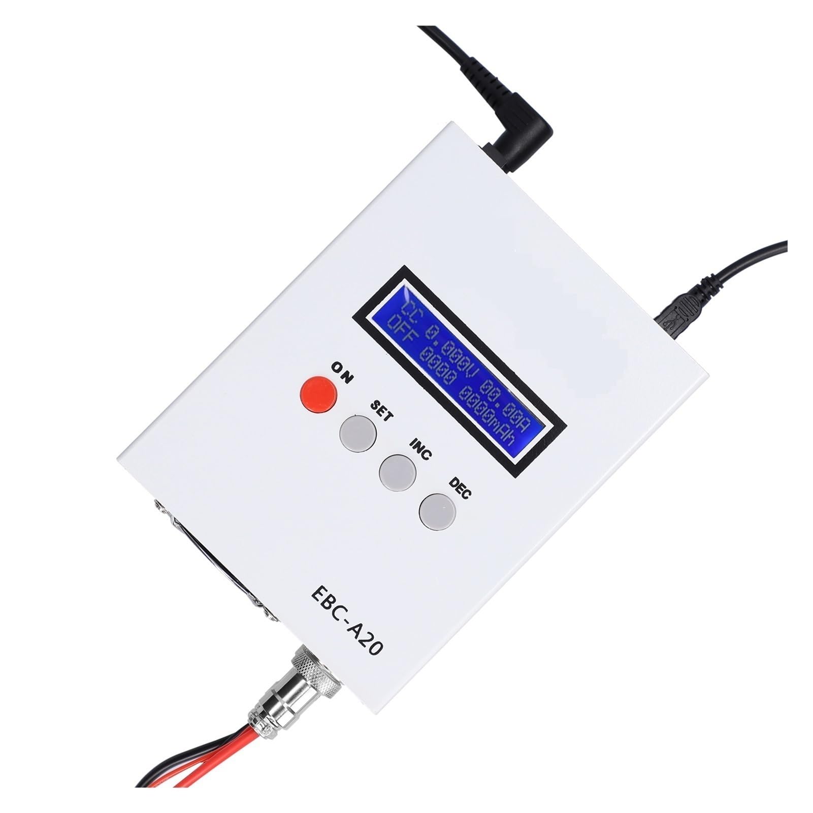 **30V 20A 85W Lithium Battery Tester - Capacity Test Device with 5A/20A Discharge Control for Li-ion, LiPo, LiFePO4 - Perfect for RC Cars, Drones, and Solar Power Systems (US Size)**