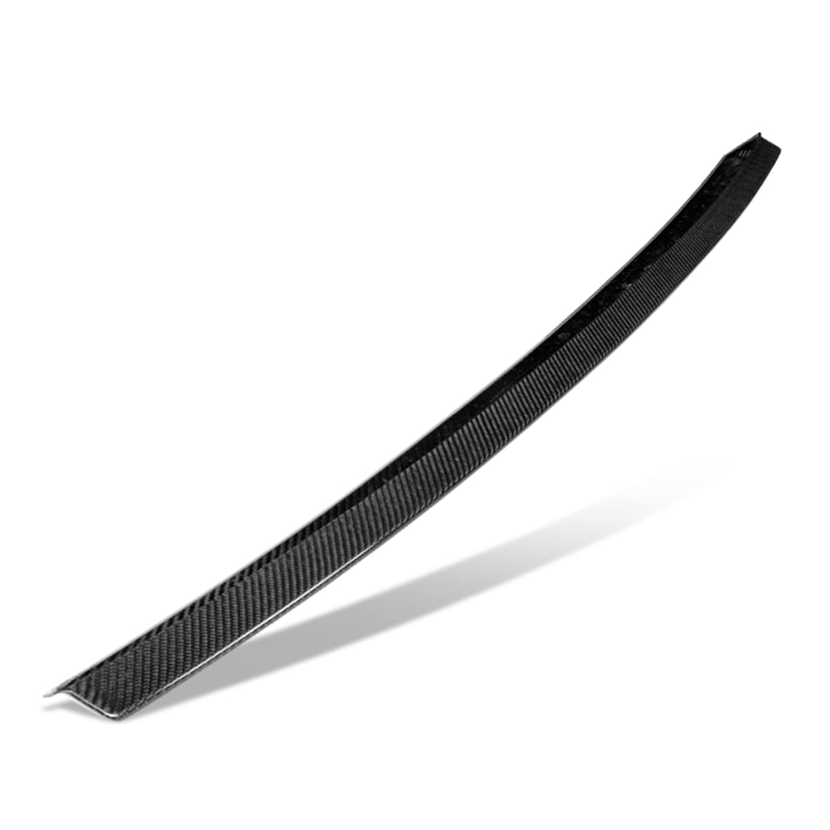 DNA MOTORING 2-RSP-7502-RCF Black Carbon Fiber Rear Window Roof Spoiler Wing for 2015-2021 Dodge Charger - Enhance Style & Aerodynamics for Sedan Customization