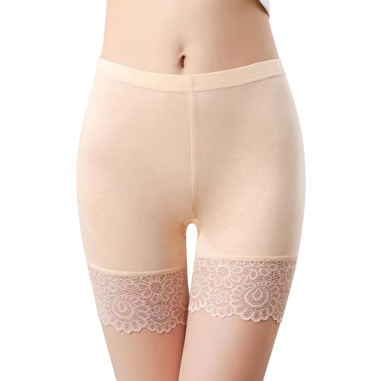 Plus Size Leggings Shorts for Women 3X - High Waisted Solid Workout Pants with Glare Lace Trim, Non-Roll Waistband - Purple Athletic Shorts for Yoga, Running & Lounge Wear