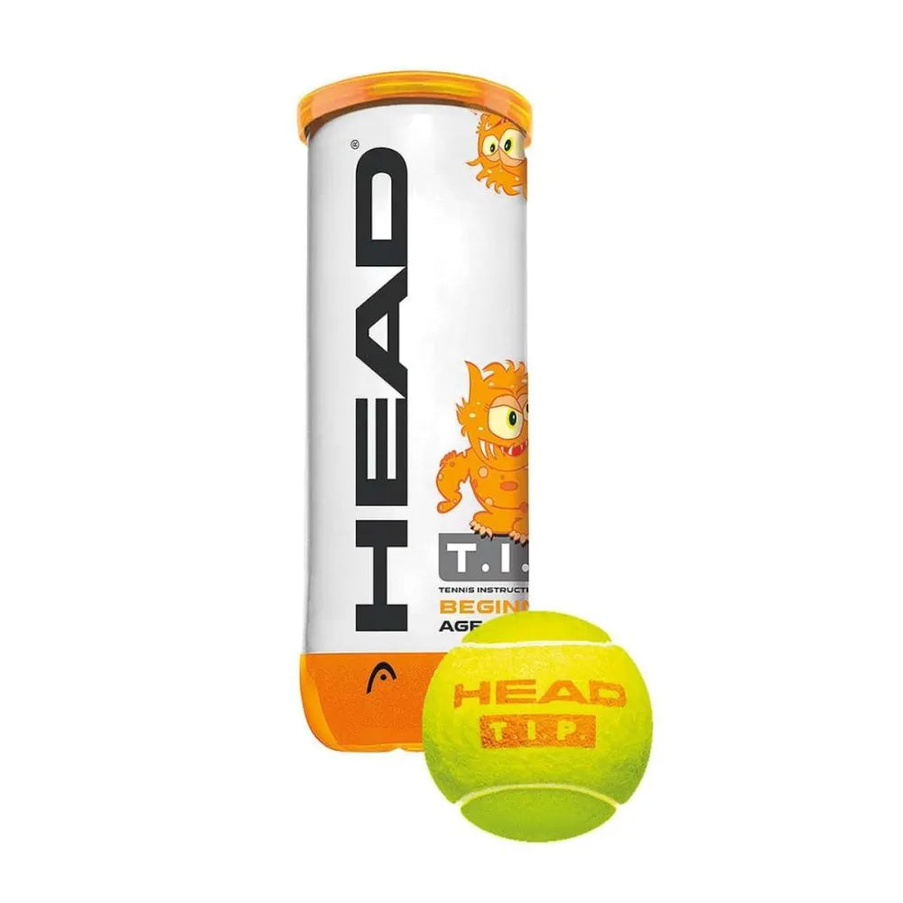 HEAD T.I.P.2 Pressureless Tennis Balls - 12 Pack for Training & Practice | Durable, Consistent Bounce for Indoor/Outdoor Courts, Tennis Lessons & Dog Play