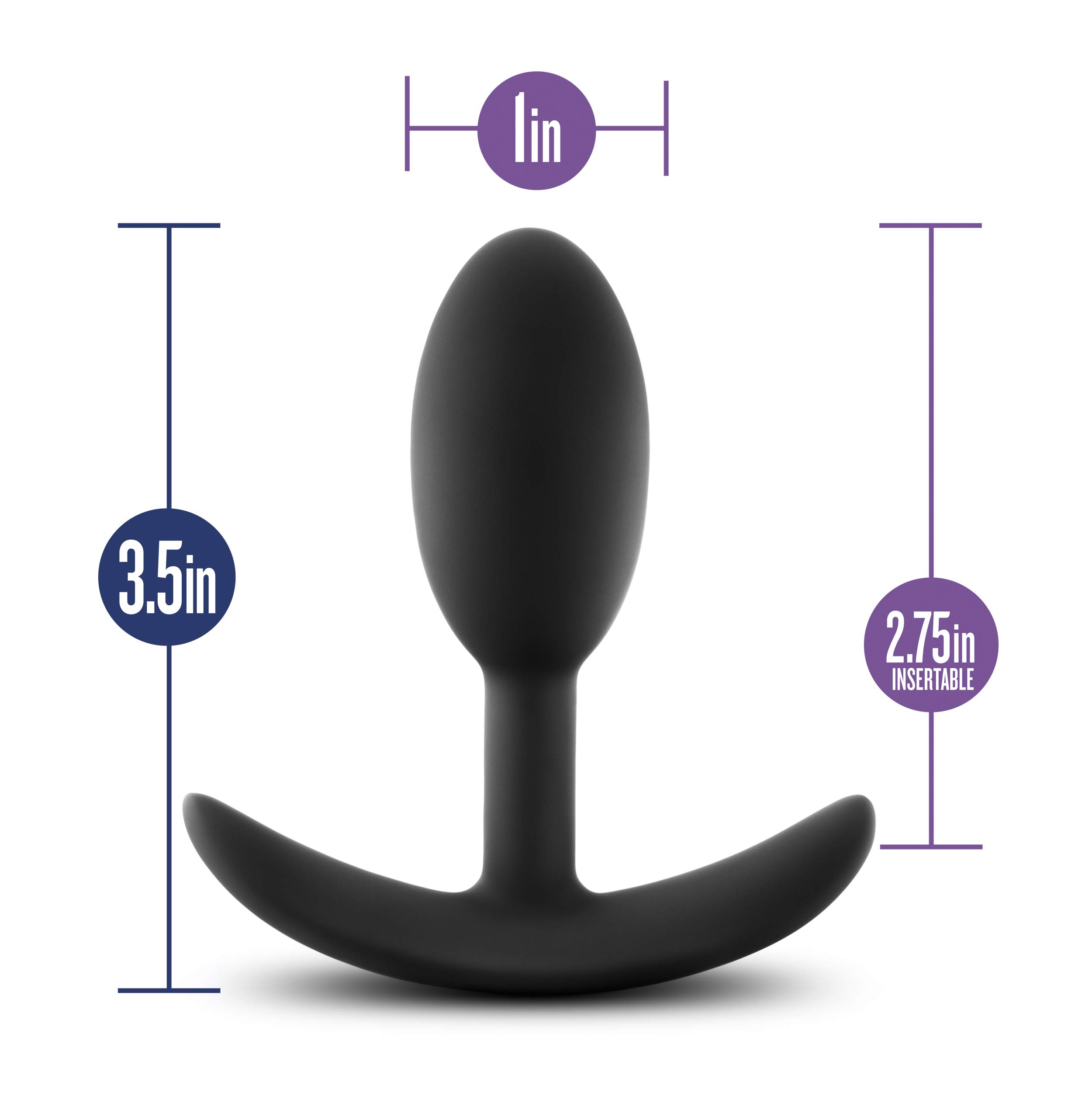 Blush Novelties Luxe Wearable Vibra Slim Plug – 3.5