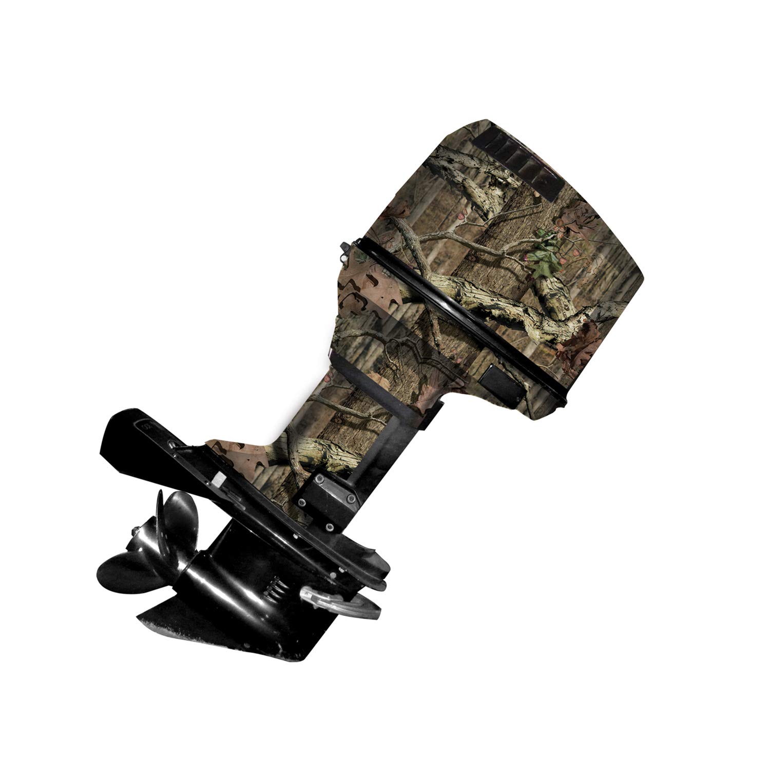 Mossy Oak Break-Up Infinity Camo Vinyl Boat Motor Wrap Kit - Easy to Install Matte Finish for Outboards 90HP or Less | Perfect for Fishing, Hunting & Outdoor Watercraft Protection