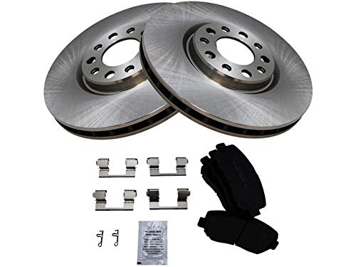 High-Performance Front Ceramic Brake Pad & Rotor Kit for 2013-2016 Dodge Dart - Low Noise, Dust-Free Braking for City Driving & Daily Commutes