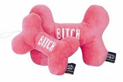 Durable B Bone Plush Dog Toy for Chewing & Play - Soft Squeaky Pet Toy for Small & Medium Dogs - Perfect for Indoor & Outdoor Playtime
