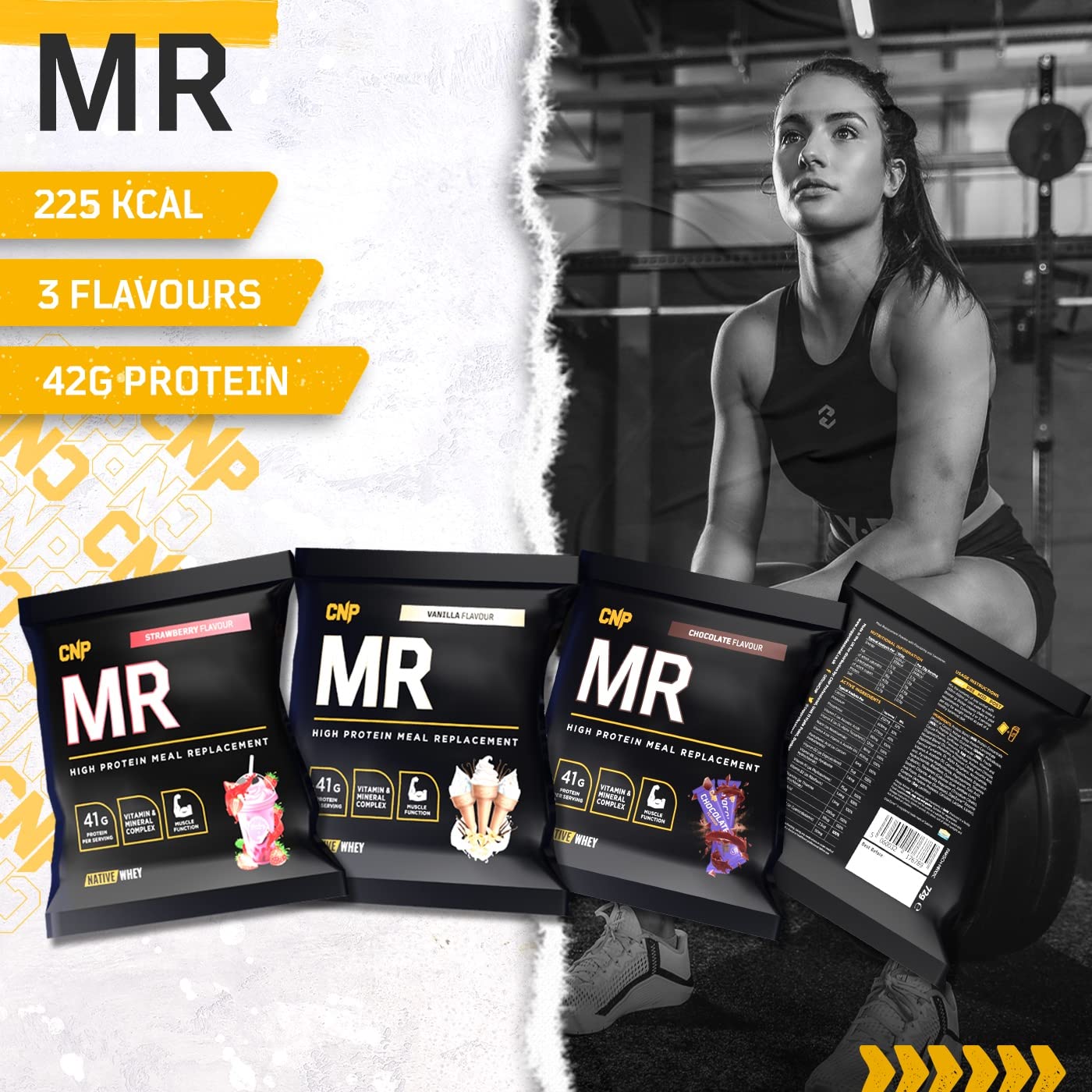 Dorian Yates Pro-M.R. Advanced Protein Meal Replacement Powder - Wild Strawberry Flavor, 2.54-Ounce Packets (20 Count) | Post-Workout Recovery & Healthy Meal Substitute for Athletes & Fitness Enthusiasts
