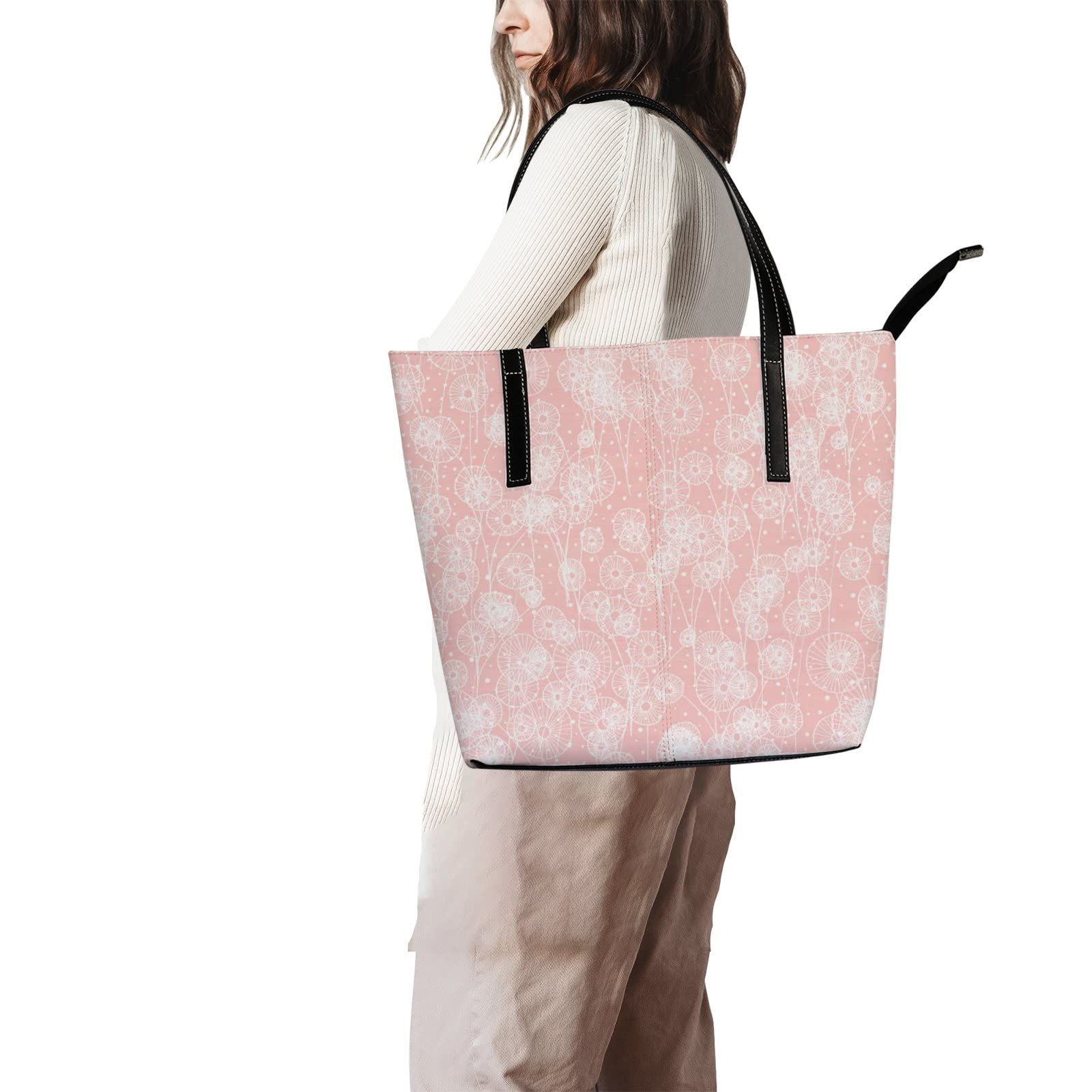 Stylish Genuine Leather Tote Bag for Women - Fashionable Crossbody Handbag with Adjustable Strap - Perfect for Work, Travel & Everyday Use