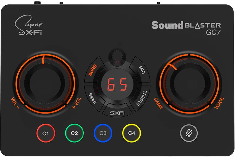 Sound Blaster GC7 - High-Performance USB DAC and Amplifier for Gaming & Streaming | Enhanced Audio for PC, PS5, Xbox & Live Broadcasts