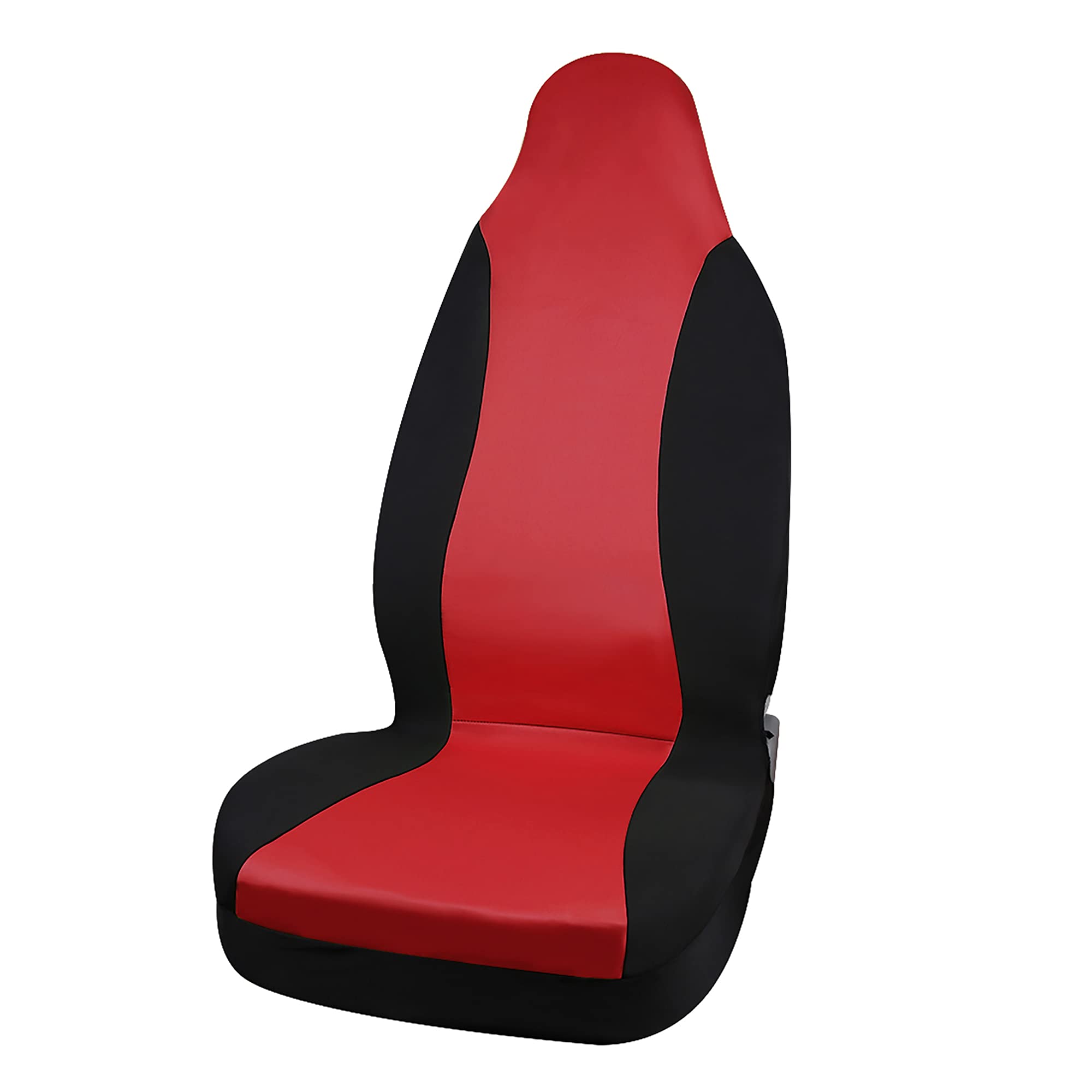 uxcell High Back Bucket Auto Car Seat Cover - Durable Polyester Fabric, Red Color - Perfect for Cars, Trucks & SUVs - Protects Seats from Wear & Spills