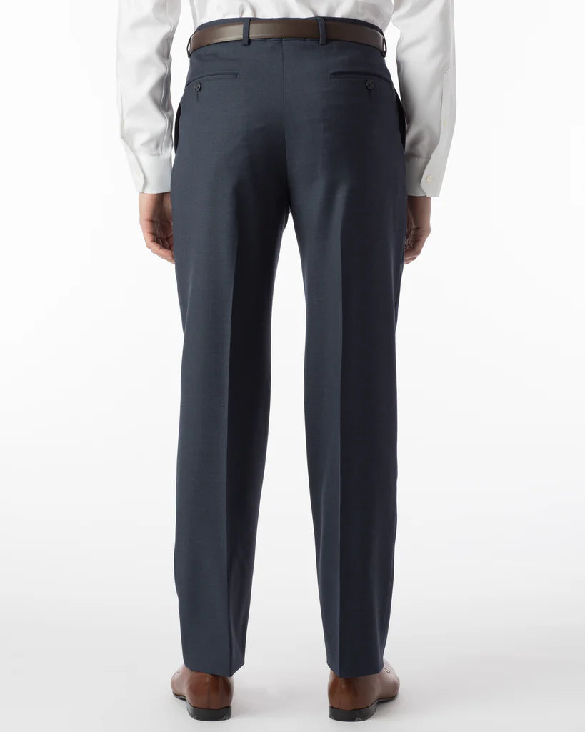 Allen Oniel Navy Mix Harness Dress Pants for Men - Professional Office Wear & Formal Occasions