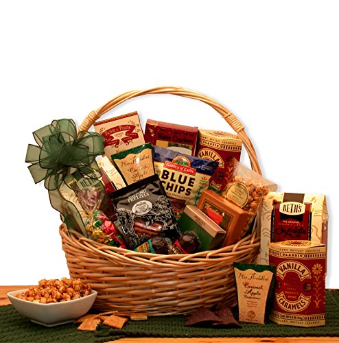 The Crowd Pleaser Snack Gift Basket - Premium Assorted Snacks Variety Pack for Parties, Office & Family Gatherings - Perfect for Holidays, Birthdays & Corporate Events