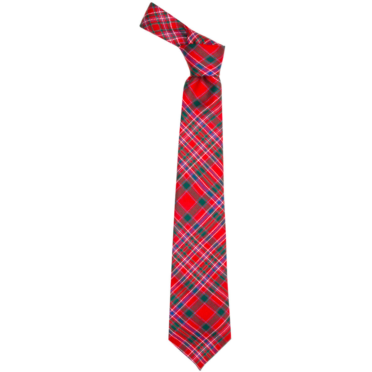 MacAlister Modern Tartan Tie for Men - Classic Plaid Necktie for Business, Wedding & Formal Occasions - Premium Silk Blend Fashion Accessory