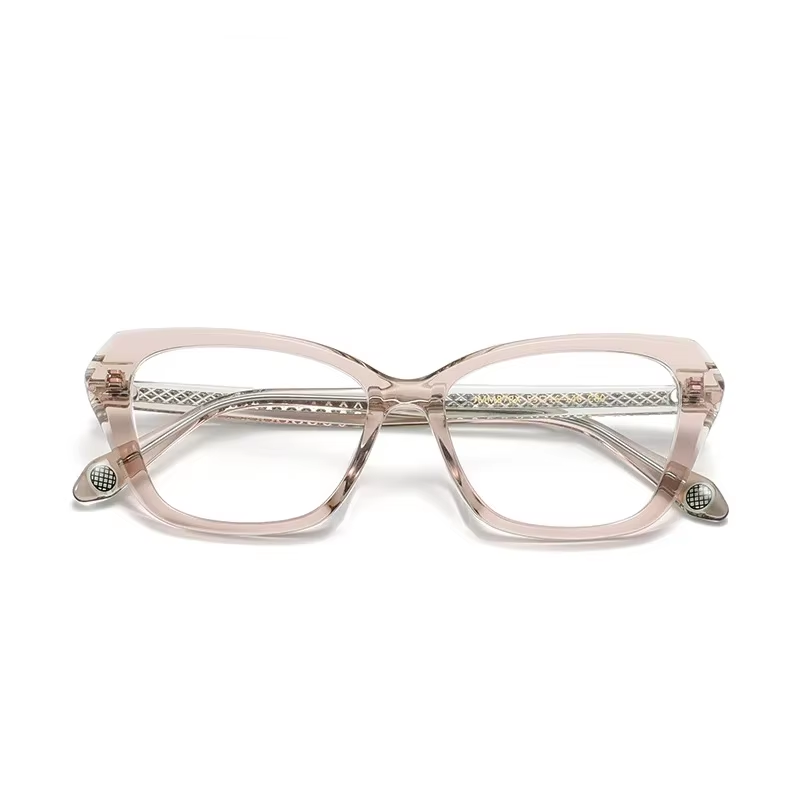 Stylish Aror Unisex Full Rim Square Cat Eye Acetate Eyeglasses Frame 199871 - Perfect for Work, Reading & Fashion Accessories