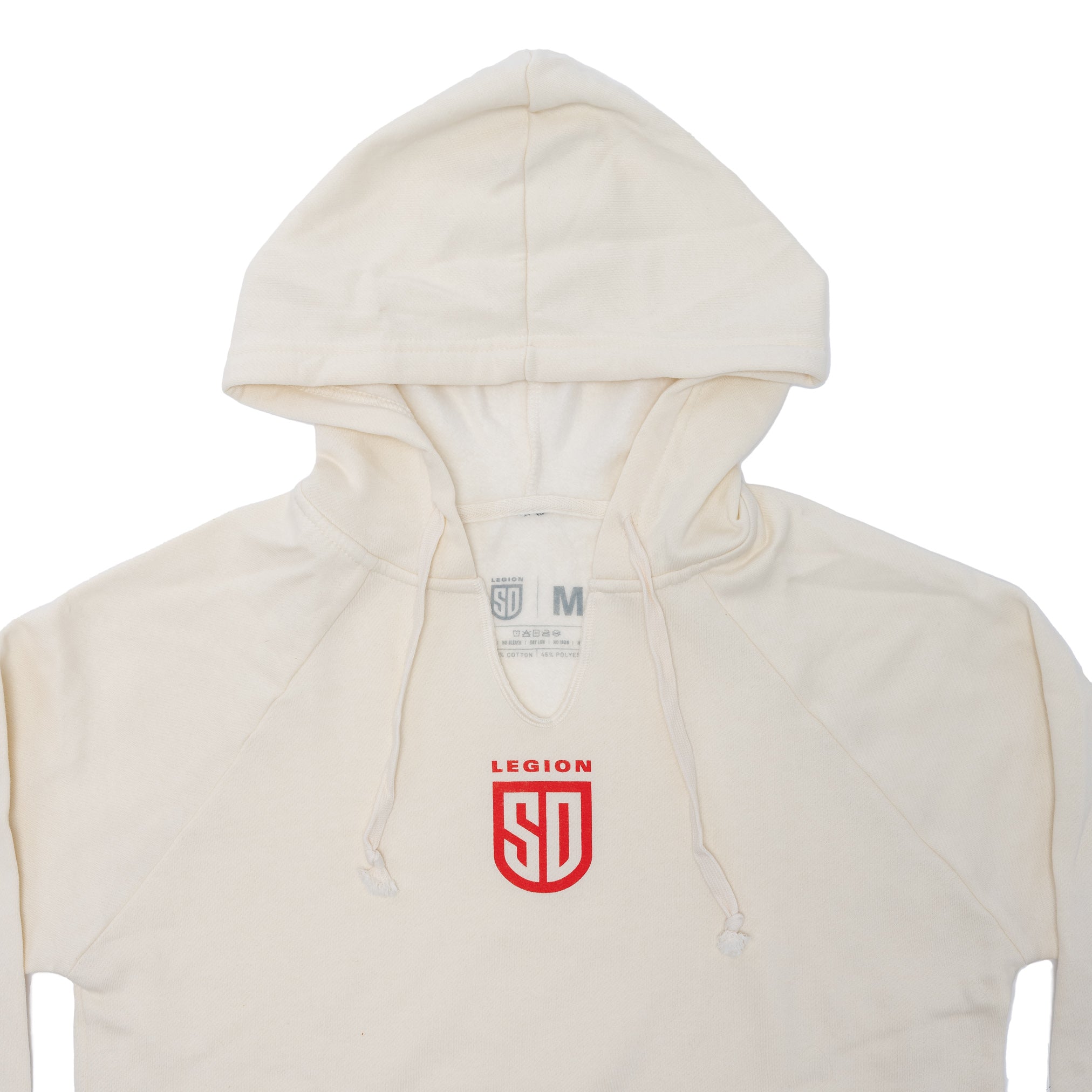 SD LEGION Women's Hooded White Pullover Sweatshirt - Cozy Fleece Winter Hoodie for Casual Wear, Gym & Outdoor Activities