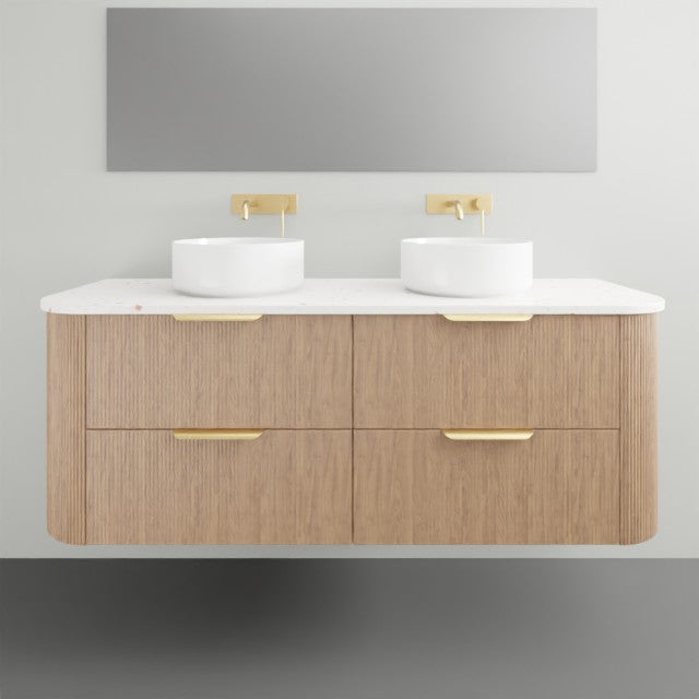 ADP Thirroul Wall Mounted Bathroom Vanity with Sink - Modern Floating Vanity for Small Bathrooms, Powder Rooms & Master Baths