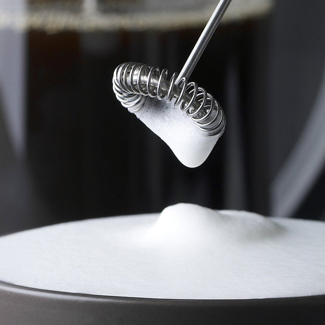 Aerolatte Battery-Powered Milk Frother - Handheld Electric Foam Maker for Coffee, Latte, Cappuccino & Hot Chocolate - Perfect for Home, Office & Cafe Use