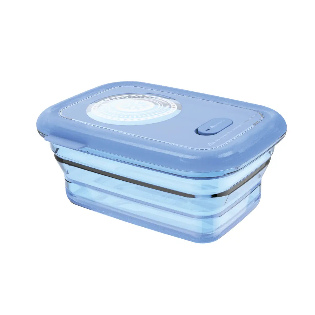 Minimalist Blue Collapsible 1160ml (39oz) Food Storage Container - Perfect for Meal Prep, Lunch Boxes & Kitchen Organization