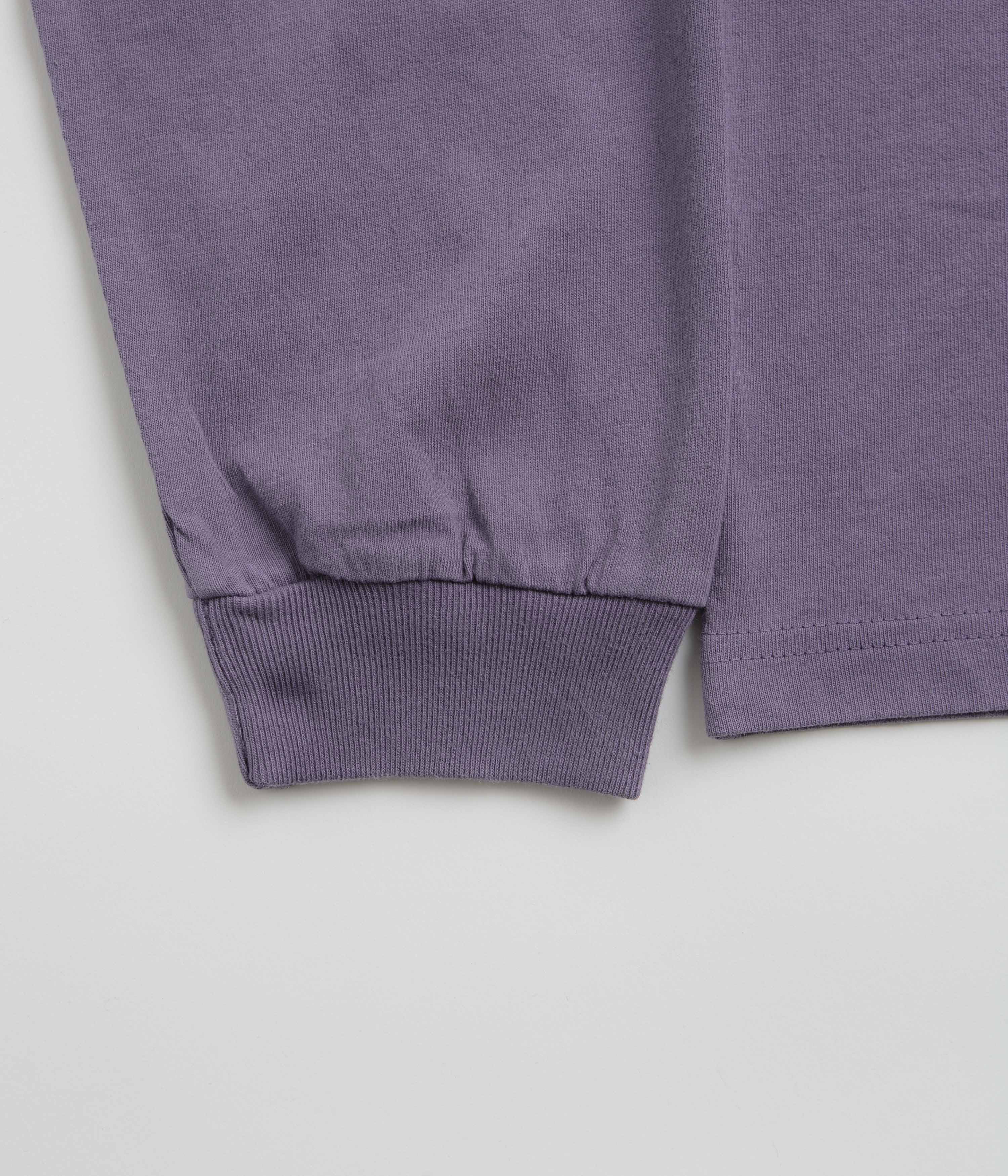 Butter Goods Pigment Dye Long Sleeve T-Shirt for Men - Soft Vintage Washed Cotton Tee - Perfect for Casual Wear, Street Style & Everyday Outfits